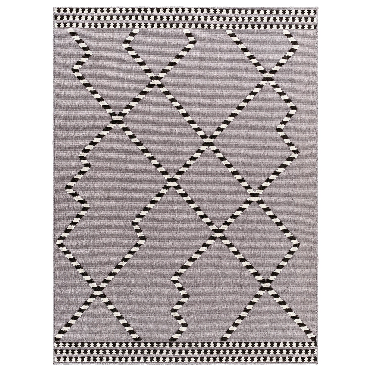 Livabliss Lyna Gray Washable Rug