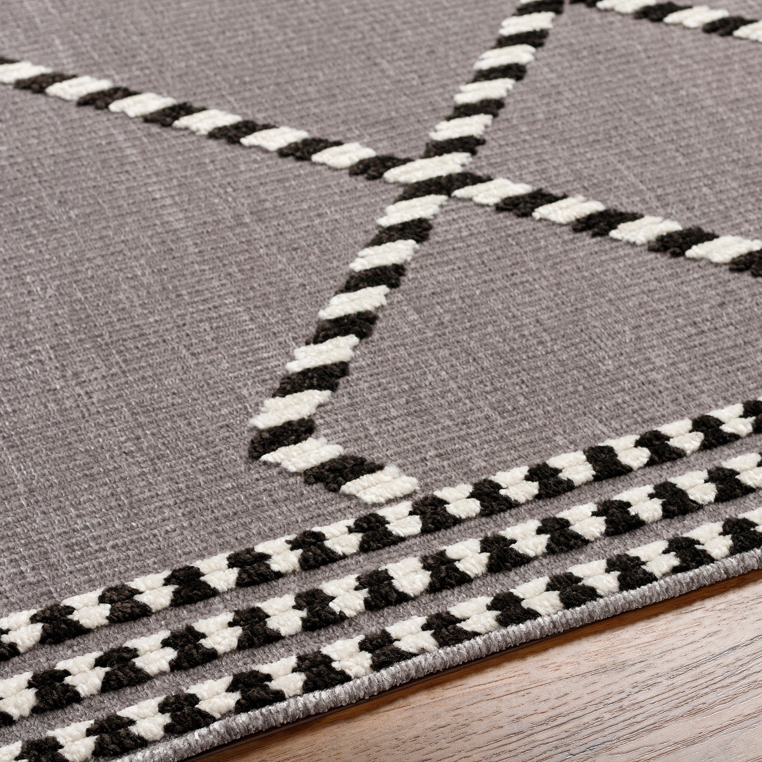 Livabliss Lyna Gray Washable Rug