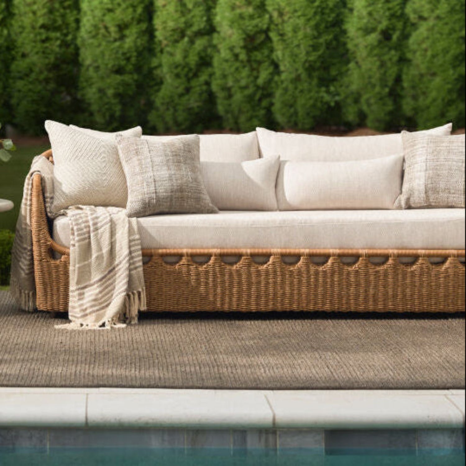 Marvella Outdoor Sunbrella Sofa