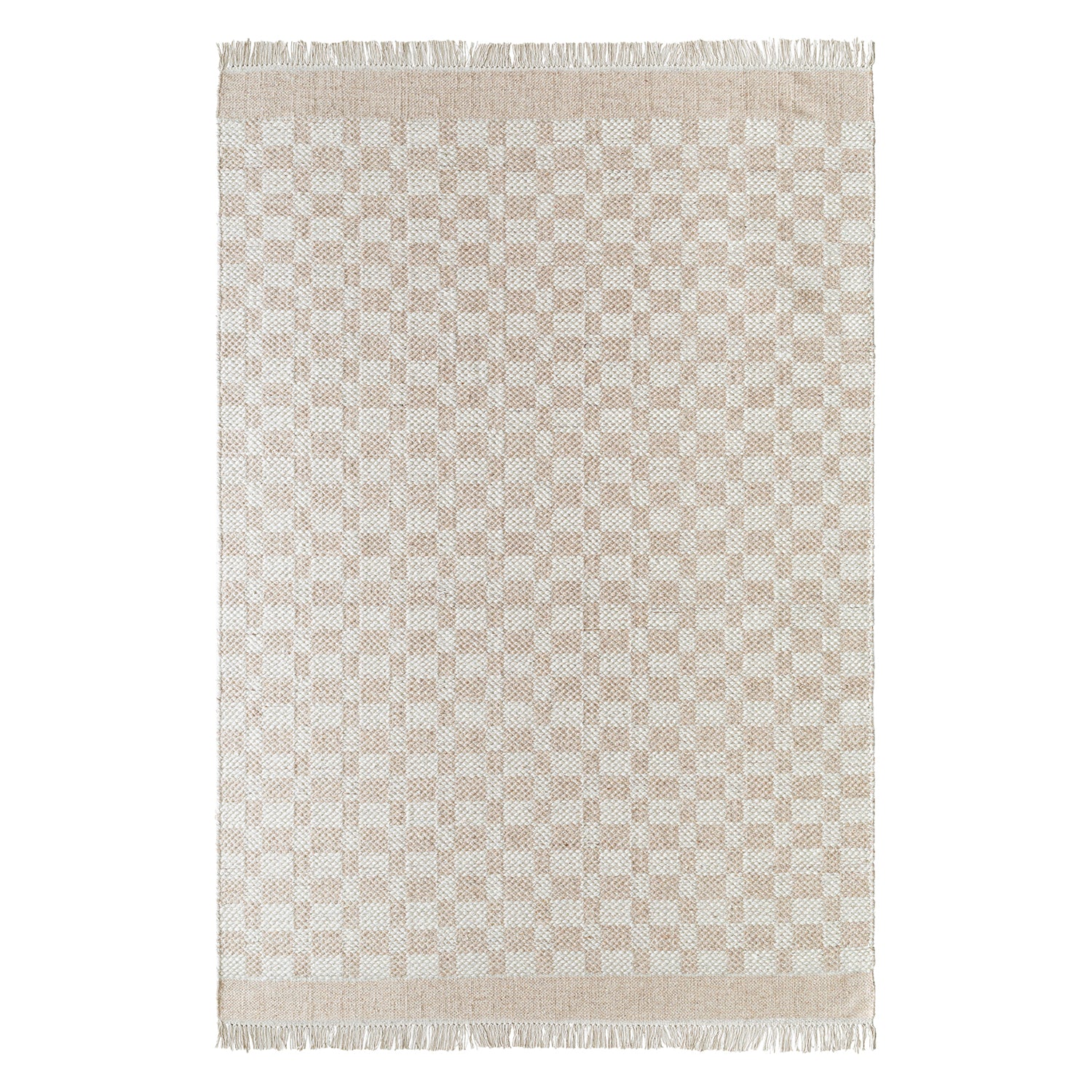 Livabliss Mardin Check Hand Woven Rug