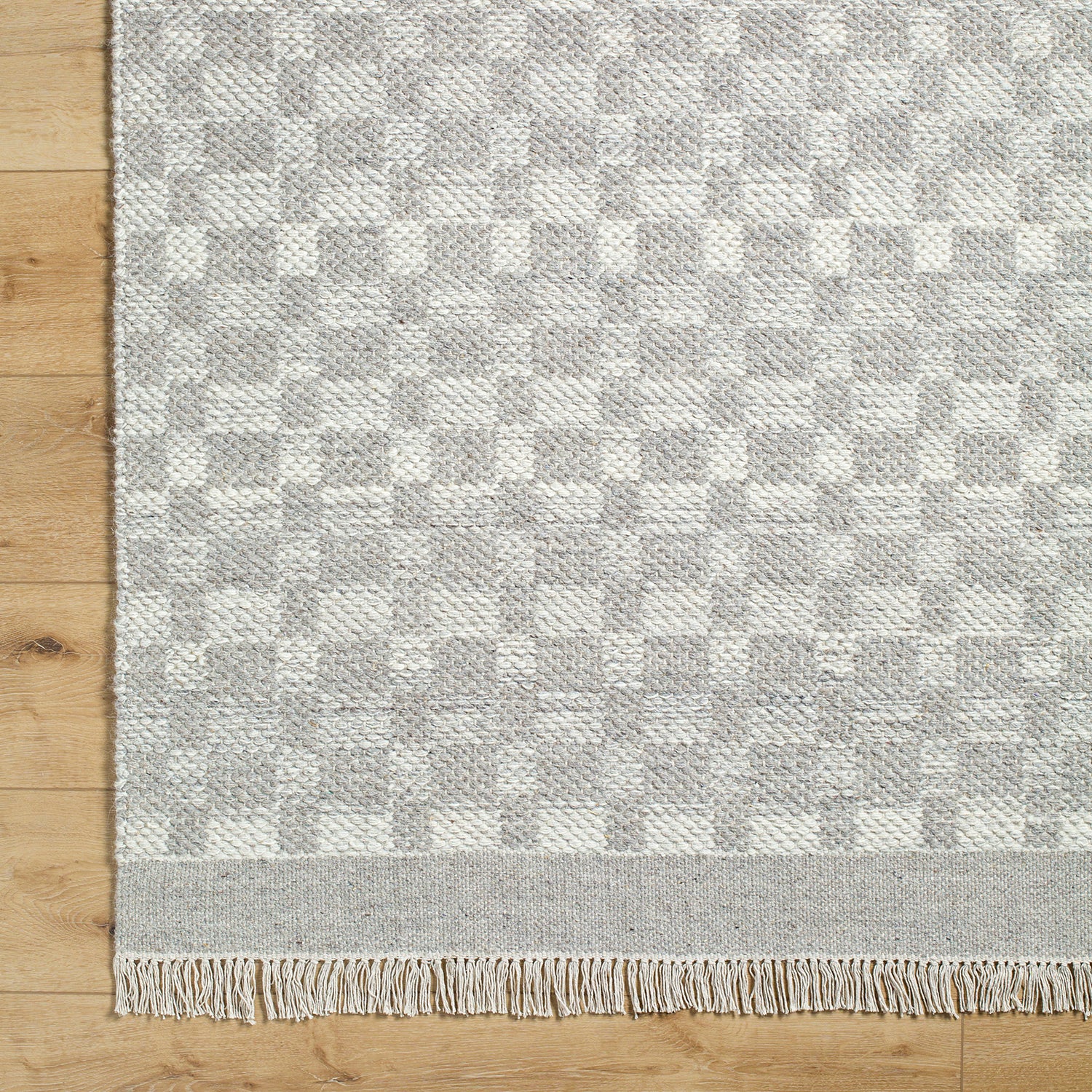 Livabliss Mardin Check Hand Woven Rug