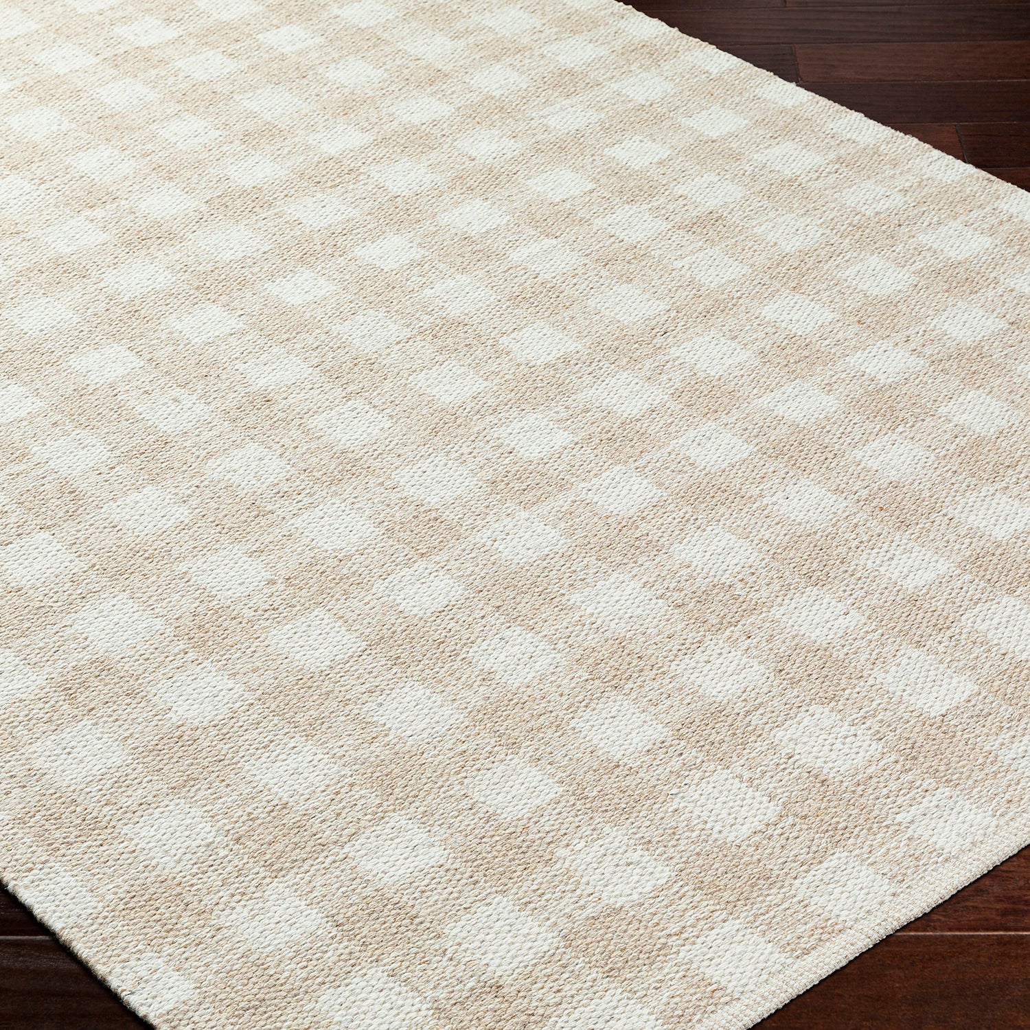 Livabliss Mardin Gingham Hand Woven Rug
