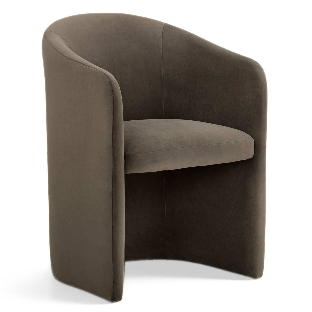 TOV Furniture Seraphina Chocolate Performance Velvet Dining Chair