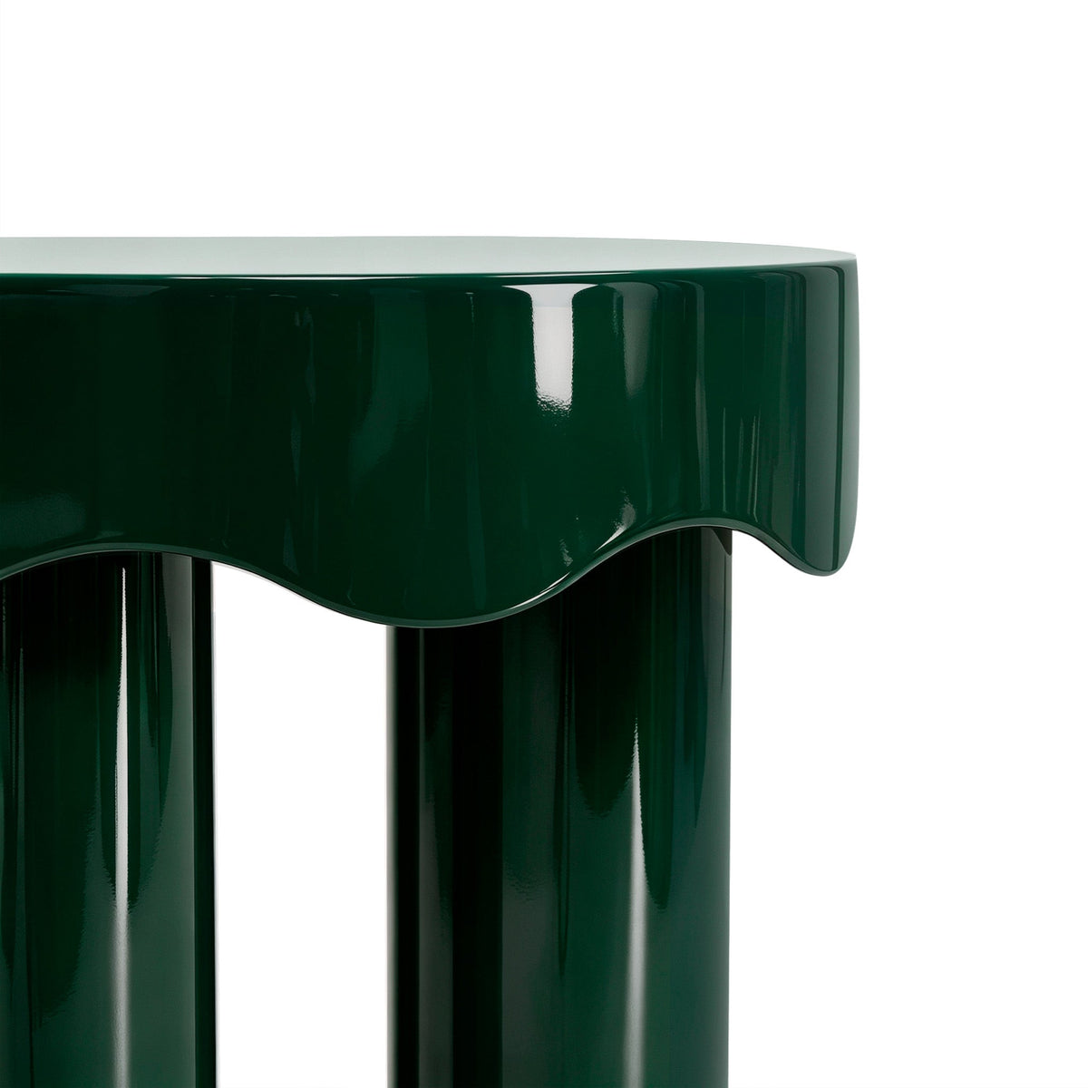 TOV Furniture Casper Green High Gloss Nesting Side Table Set