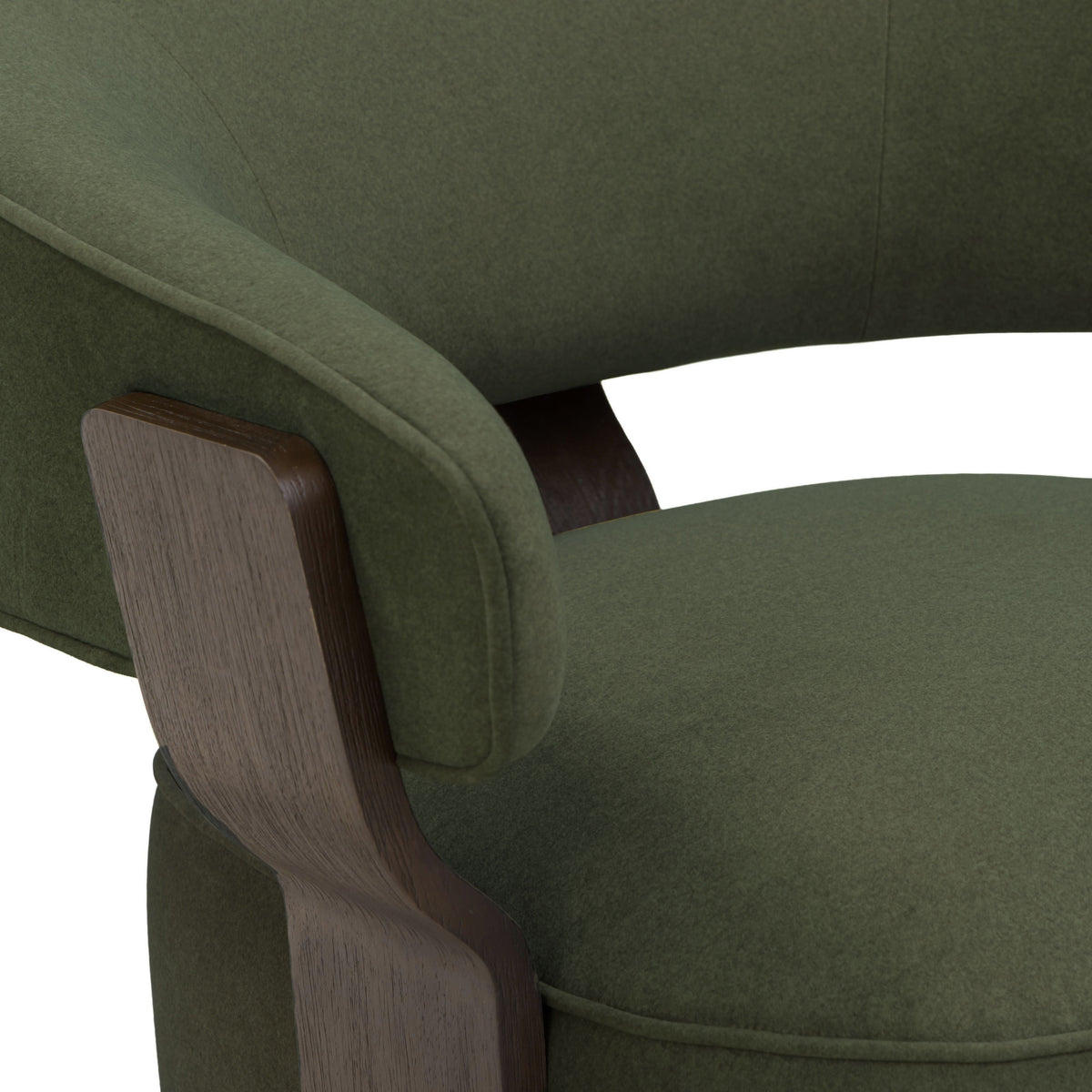TOV Furniture Madison Green Performance Swivel Chair