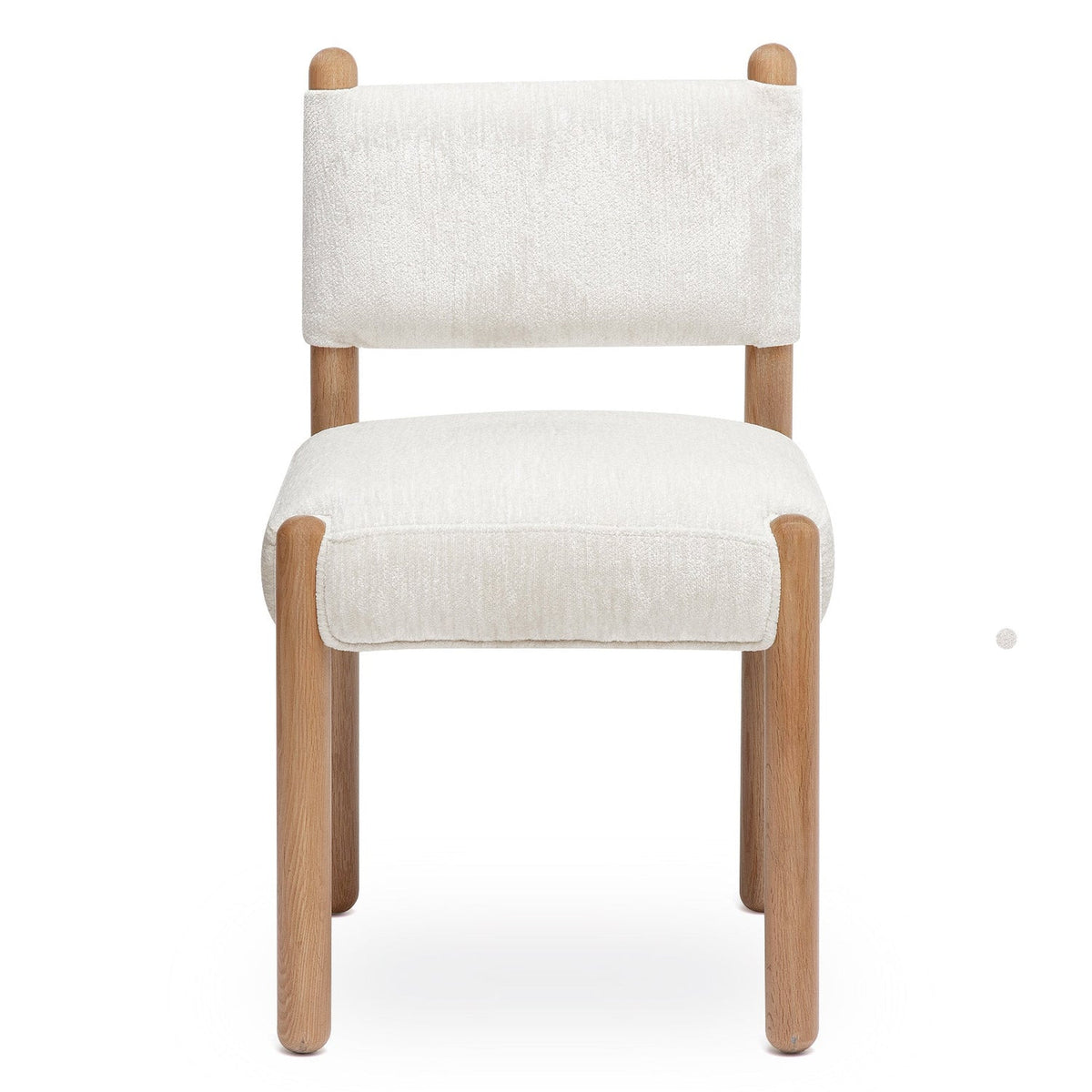 TOV Furniture Bruno Cream Performance Chenille Straight Back Dining Chair