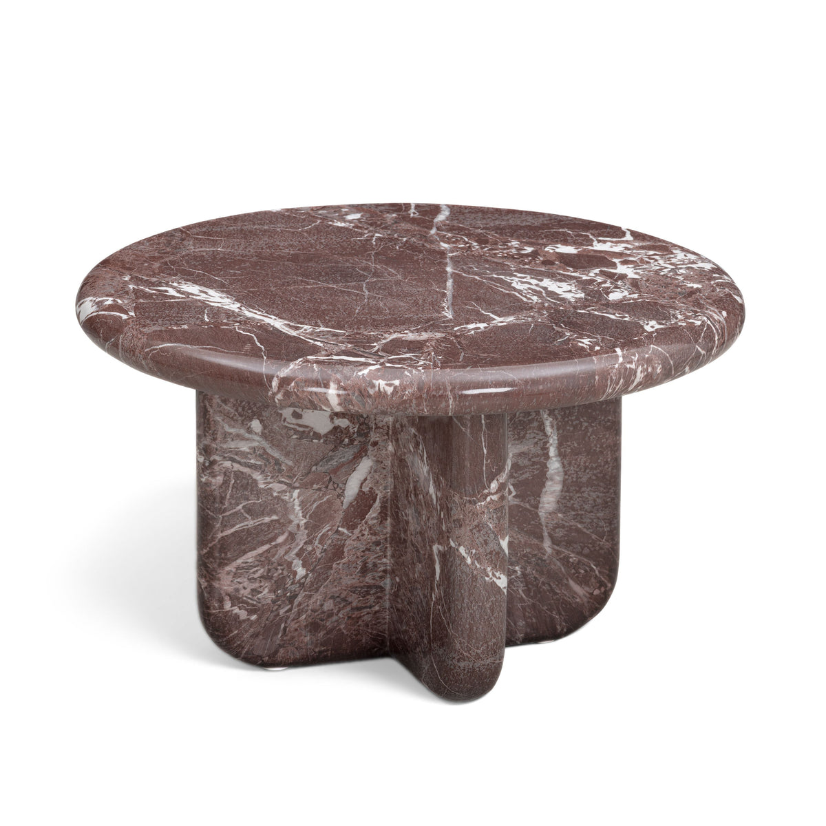 TOV Furniture Juju 2-Piece Faux Marble Indoor/Outdoor Nesting Coffee Table Set