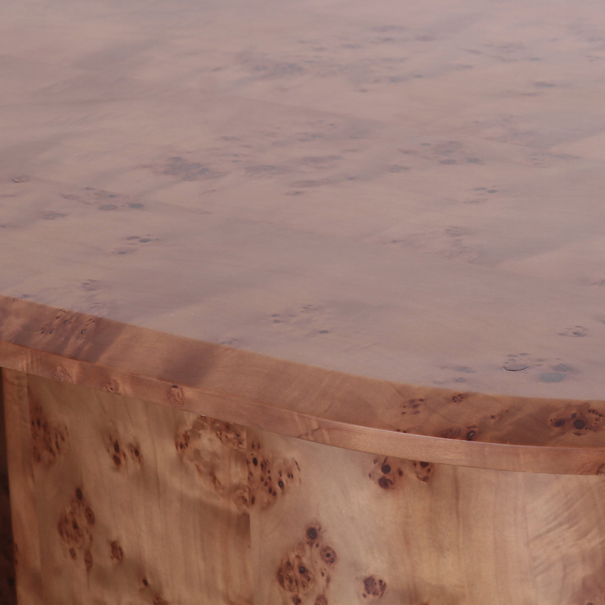 TOV Furniture Gladyss Burl 87in Oval Dining Table