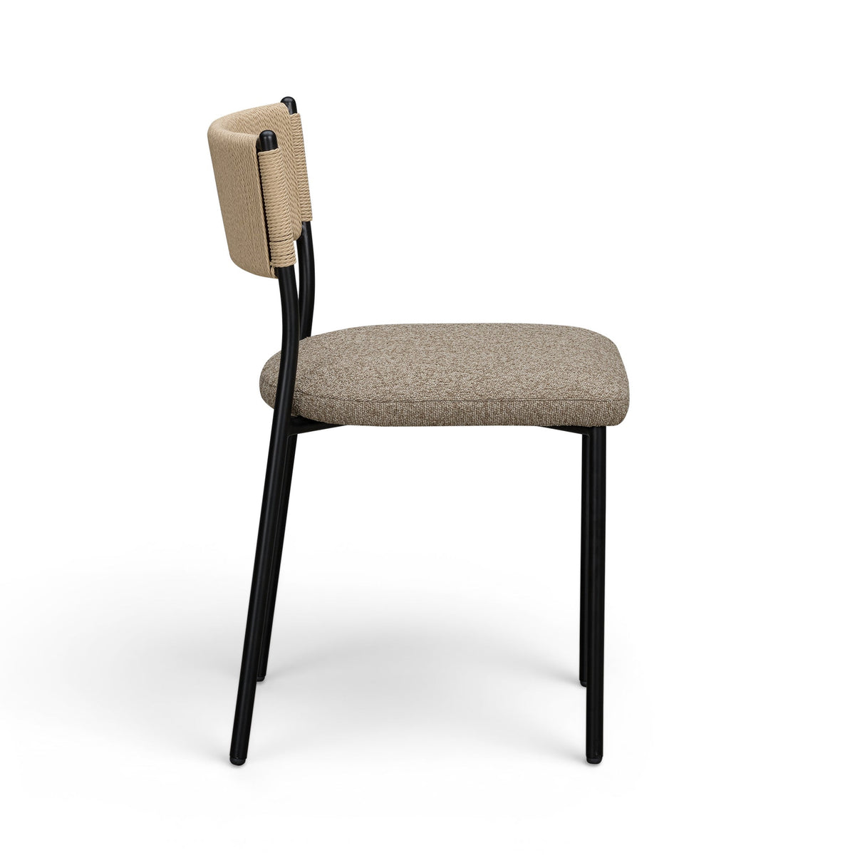 TOV Furniture Celine Brown Performance Boucle Dining Chair Set of 2