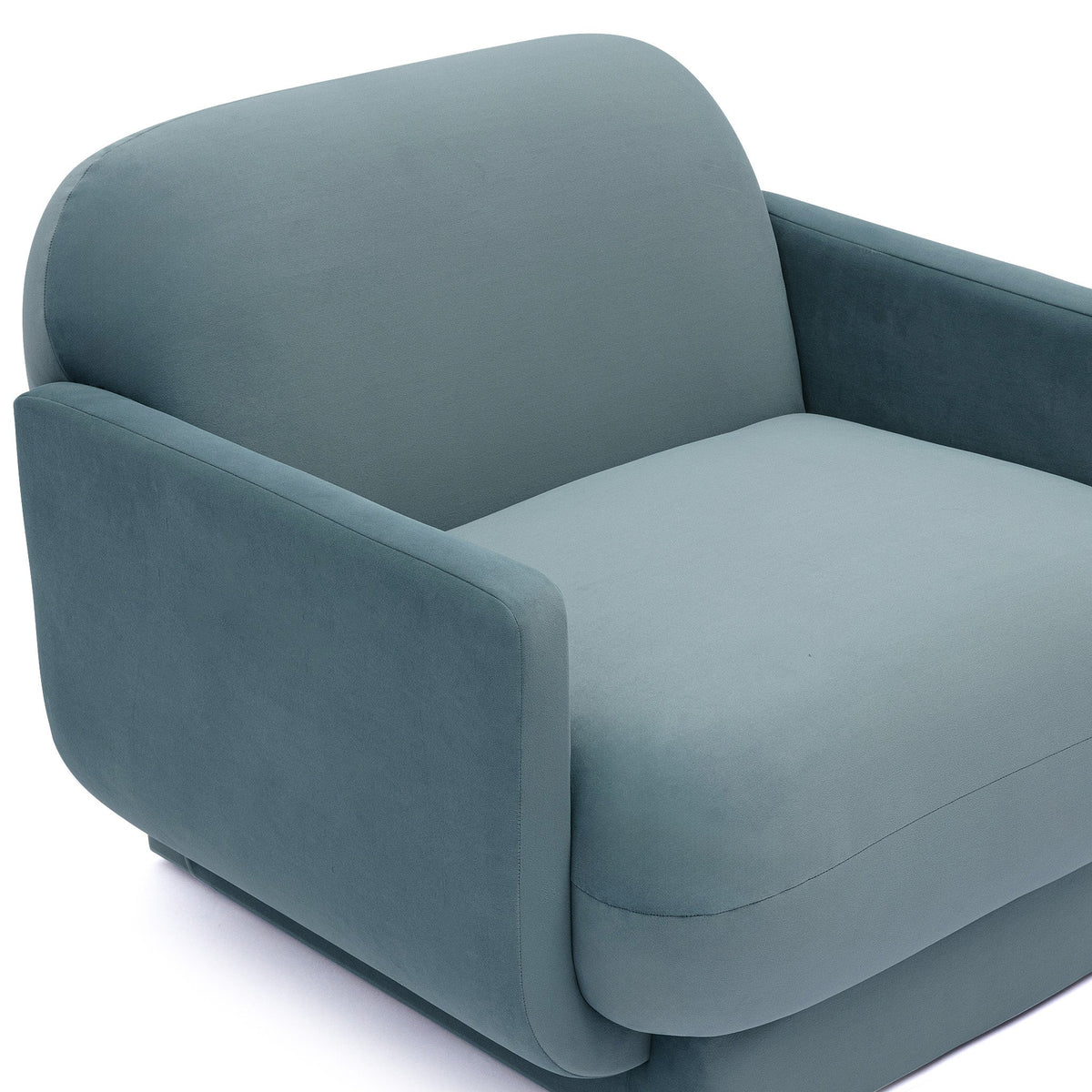 TOV Furniture Azalea Blue Performance Velvet Accent Chair