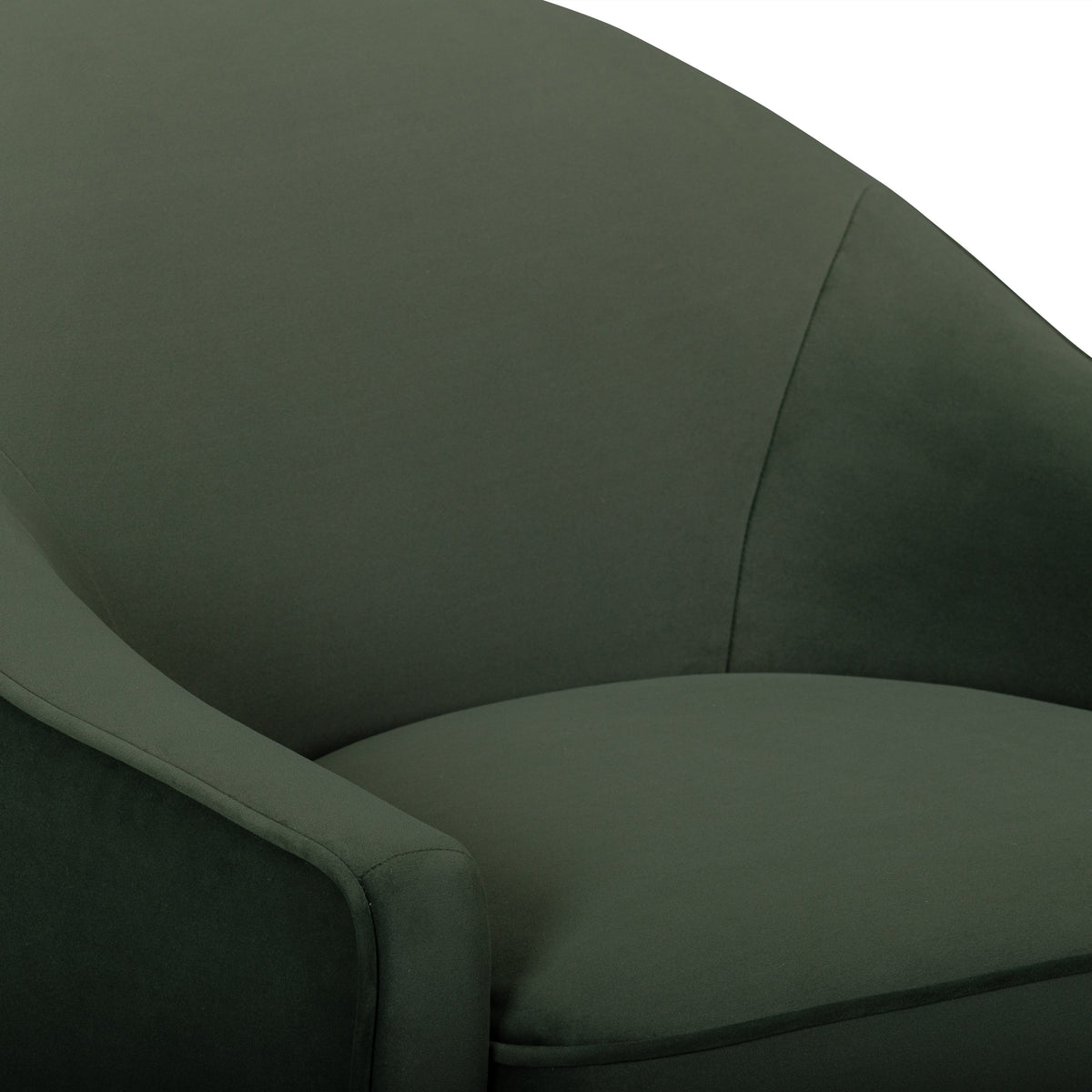 TOV Furniture Cettie Green Performance Velvet Accent Chair