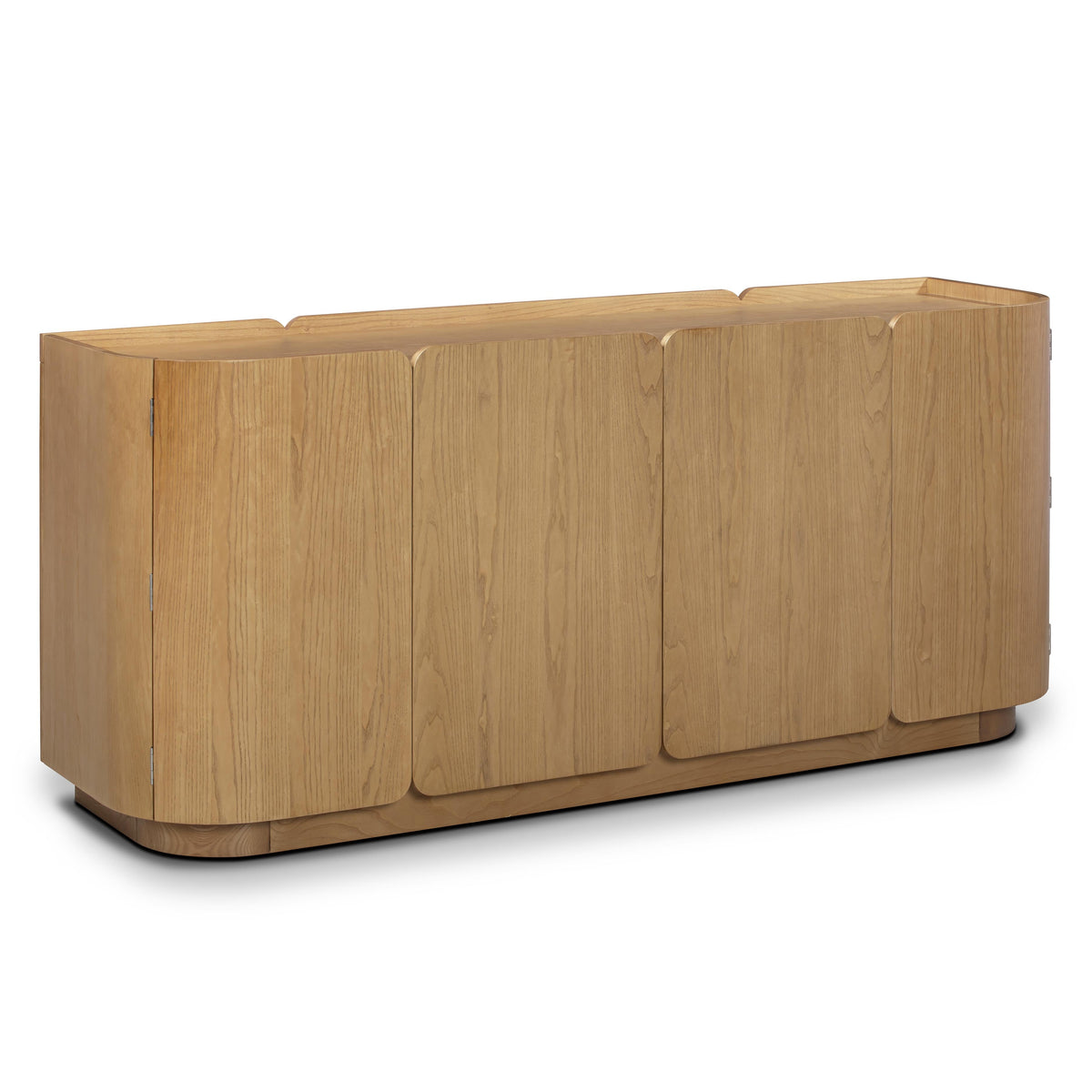 TOV Furniture Moora Natural Ash 4-Door Sideboard in natural ash veneer, primary product view