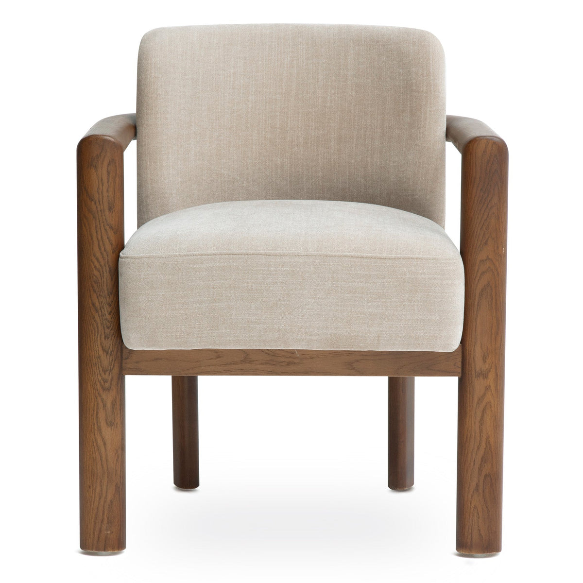 TOV Furniture Irma Taupe Textured Performance Velvet Dining Chair