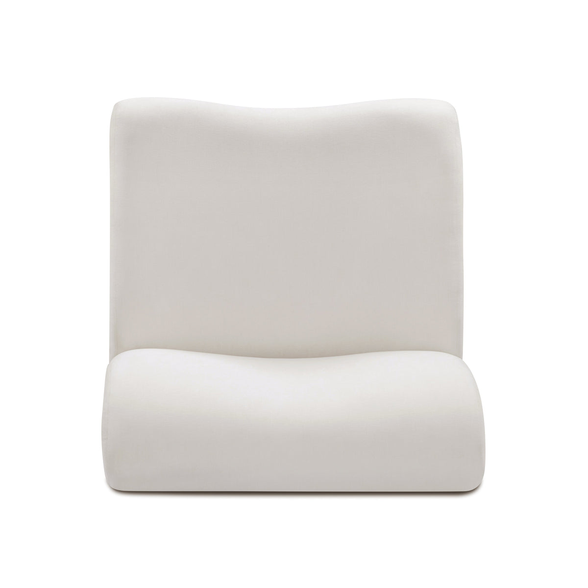 TOV Furniture Zenith Cream Upcycled Armless Chair