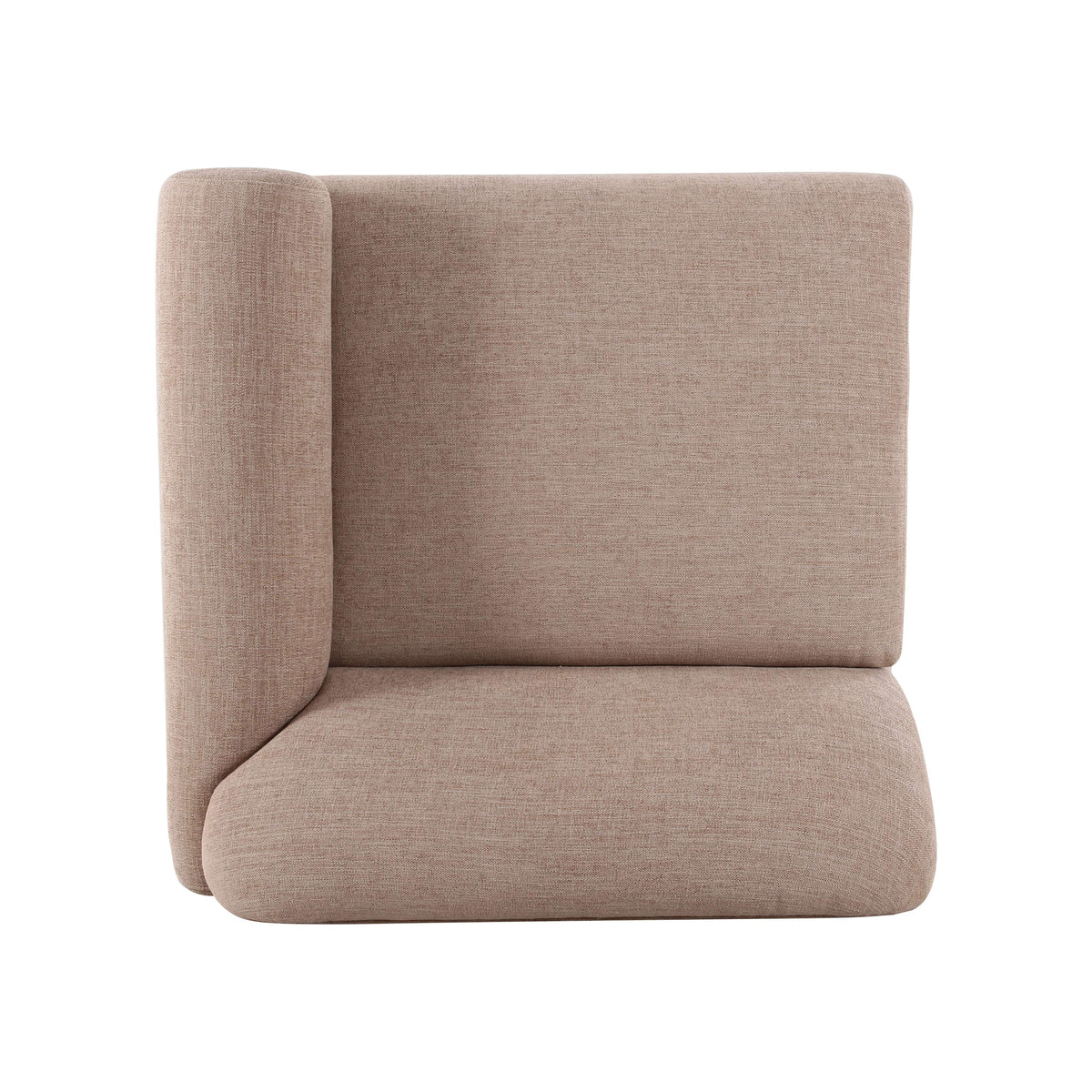 TOV Furniture Gorge Tan Right Modular Corner Chair