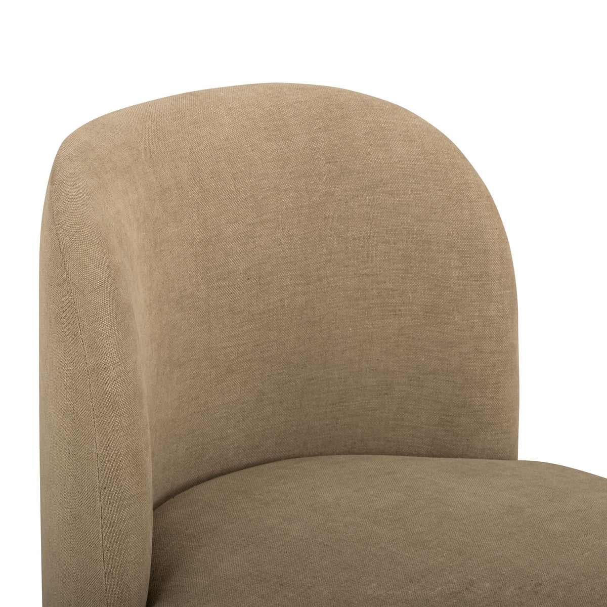 TOV Furniture Persa Light Brown Round Back Performance Chenille Dining Chair