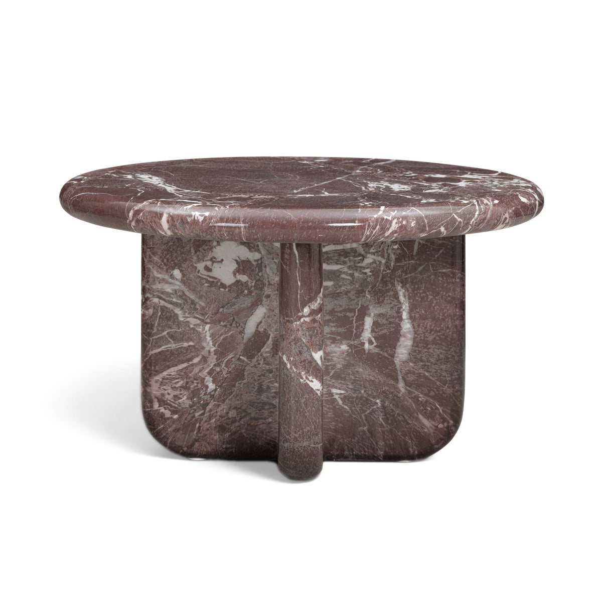 TOV Furniture Juju 2-Piece Faux Marble Indoor/Outdoor Nesting Coffee Table Set
