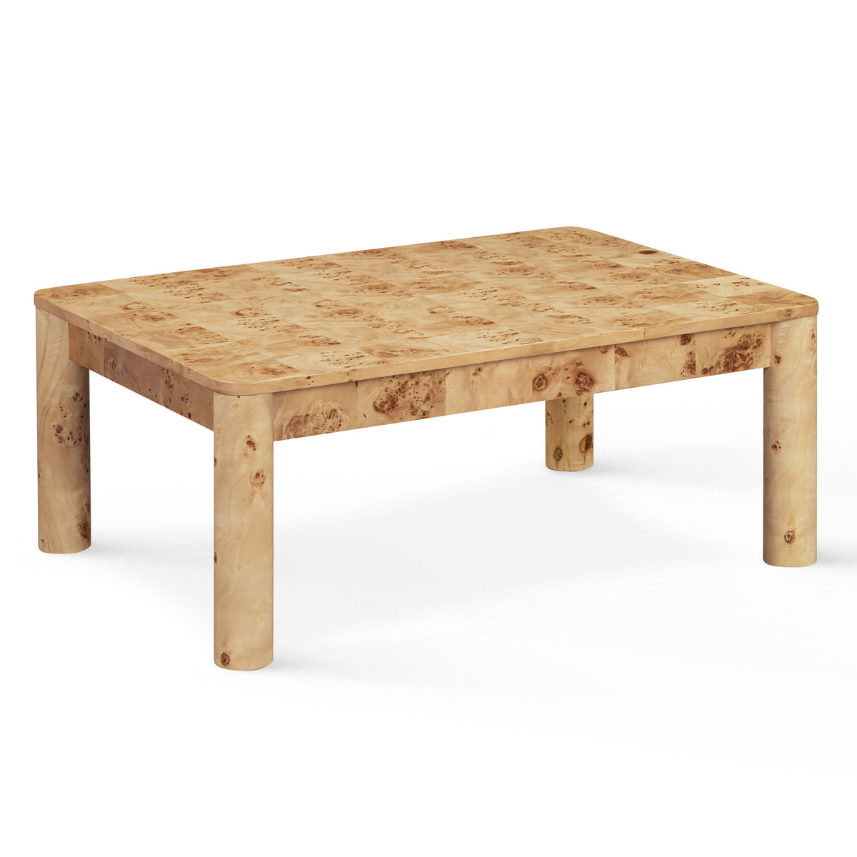 TOV Furniture Berri 39in Natural Burl Coffee Table