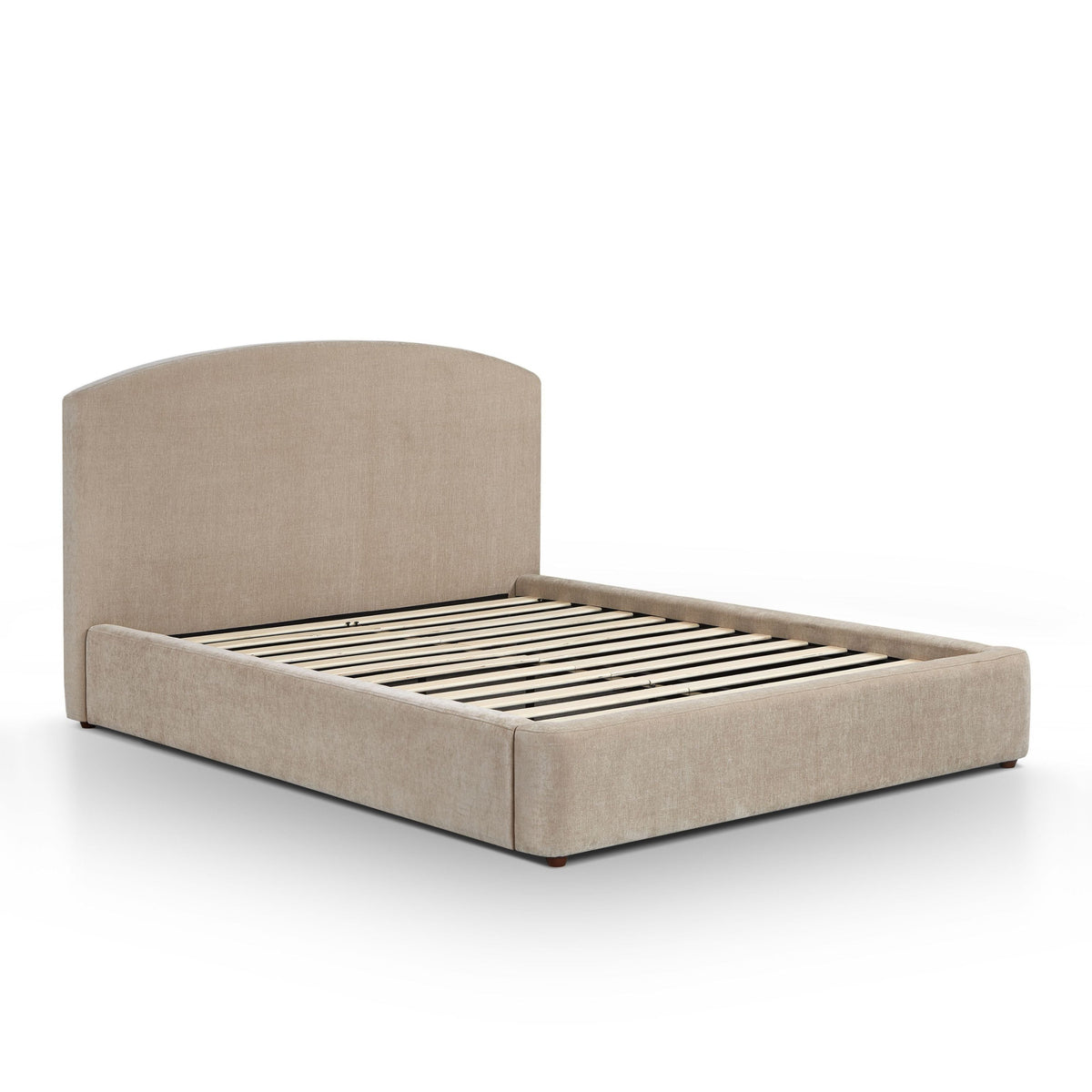 TOV Furniture Leah Taupe Performance Chenille Bed