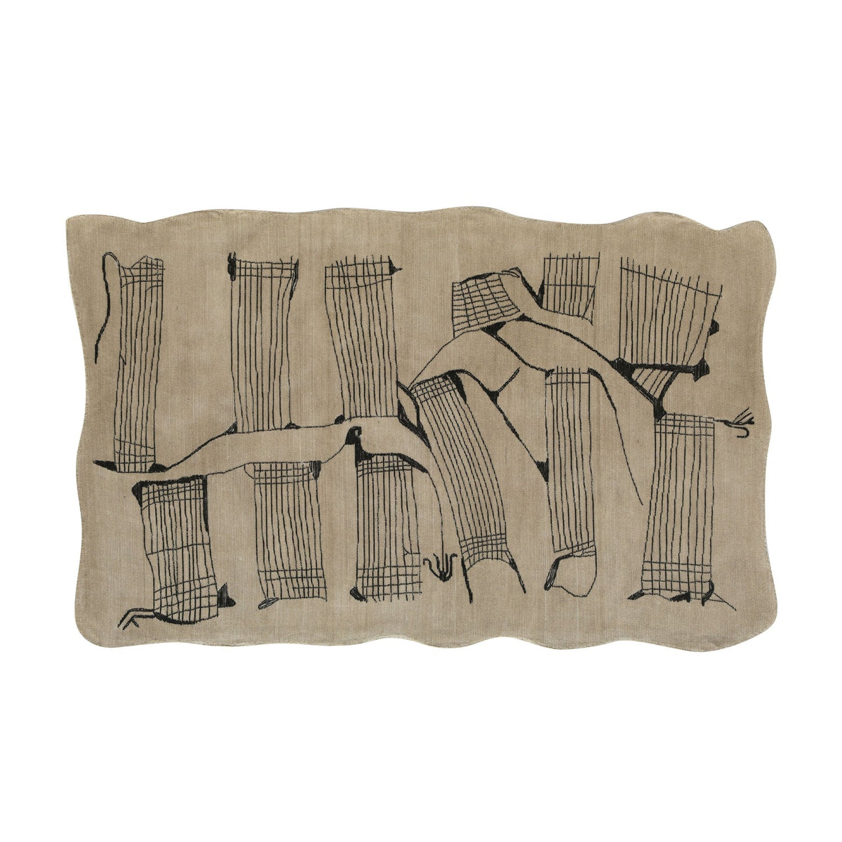 TOV Furniture Mezzo Natural Hand Tufted Wool Area Rug