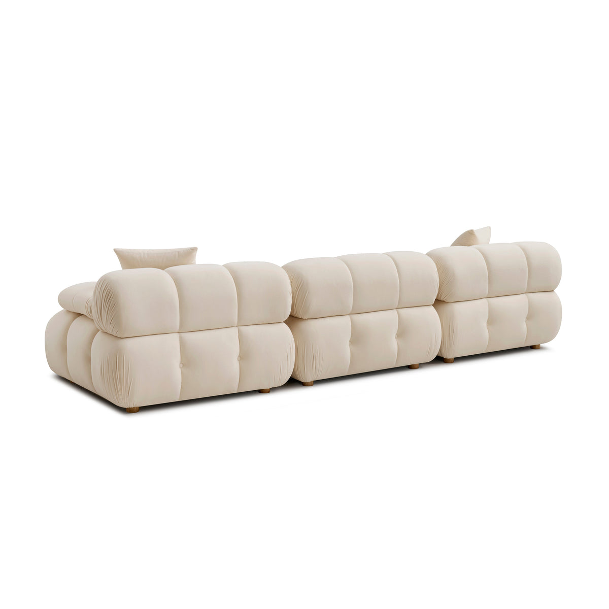 TOV Furniture Calliope Off White 118in Modular Sofa