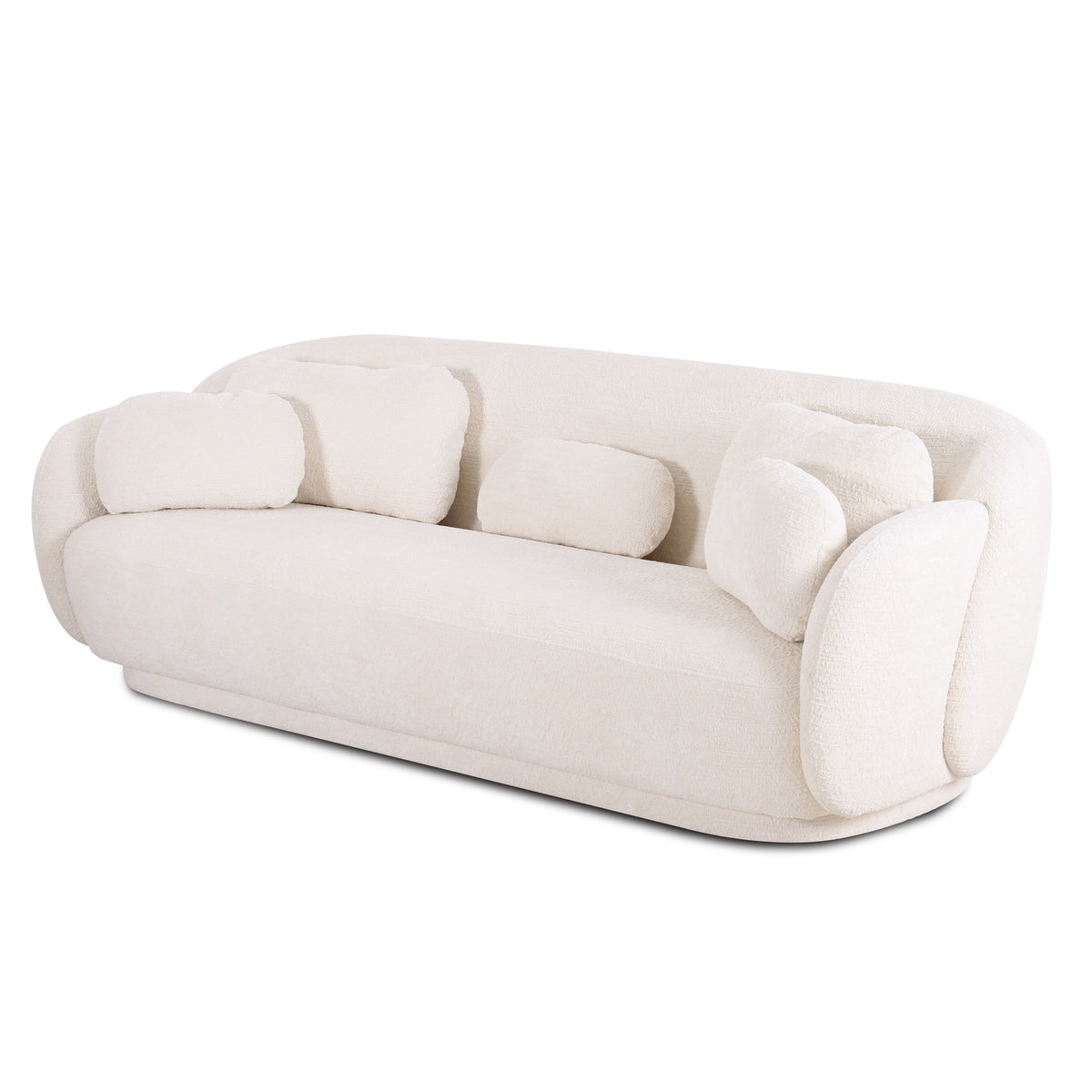 TOV Furniture Misty Off White 90in Sofa