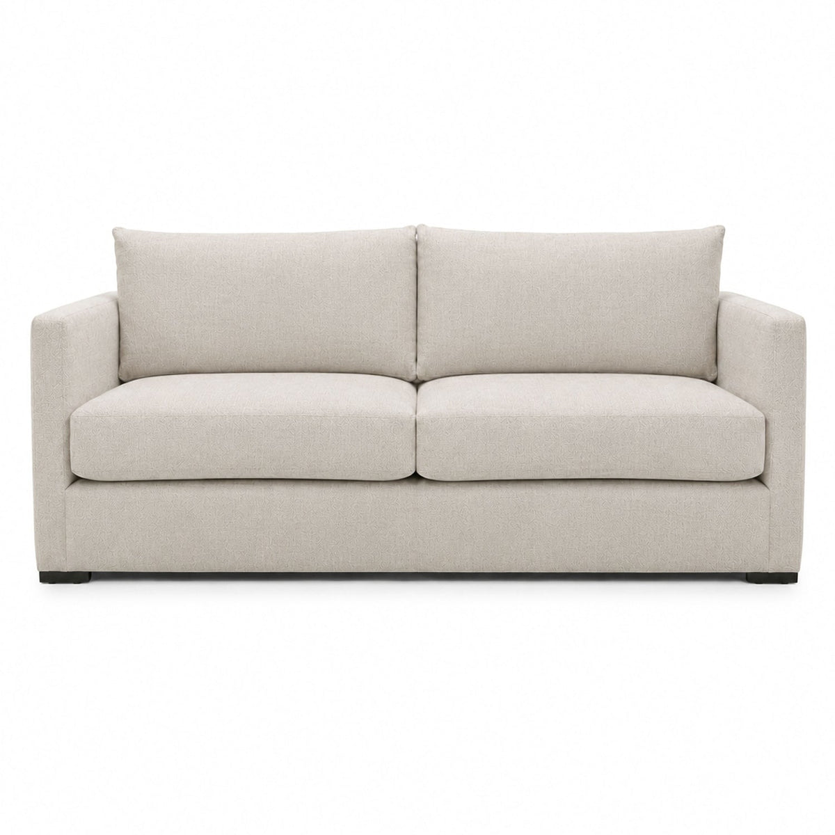 TOV Furniture Portsmouth 85" Sofa in beige linen-blend upholstery, primary product view