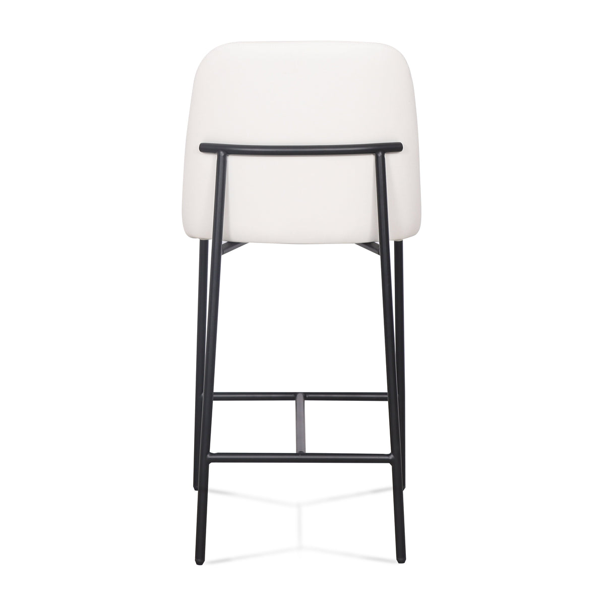 TOV Furniture Sydney Cream Performance Vegan Leather Counter Stool Set of 2