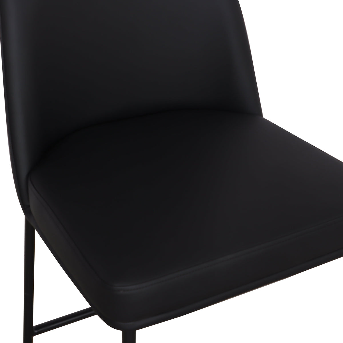 TOV Furniture Sydney Black Performance Vegan Leather Counter Stool Set of 2