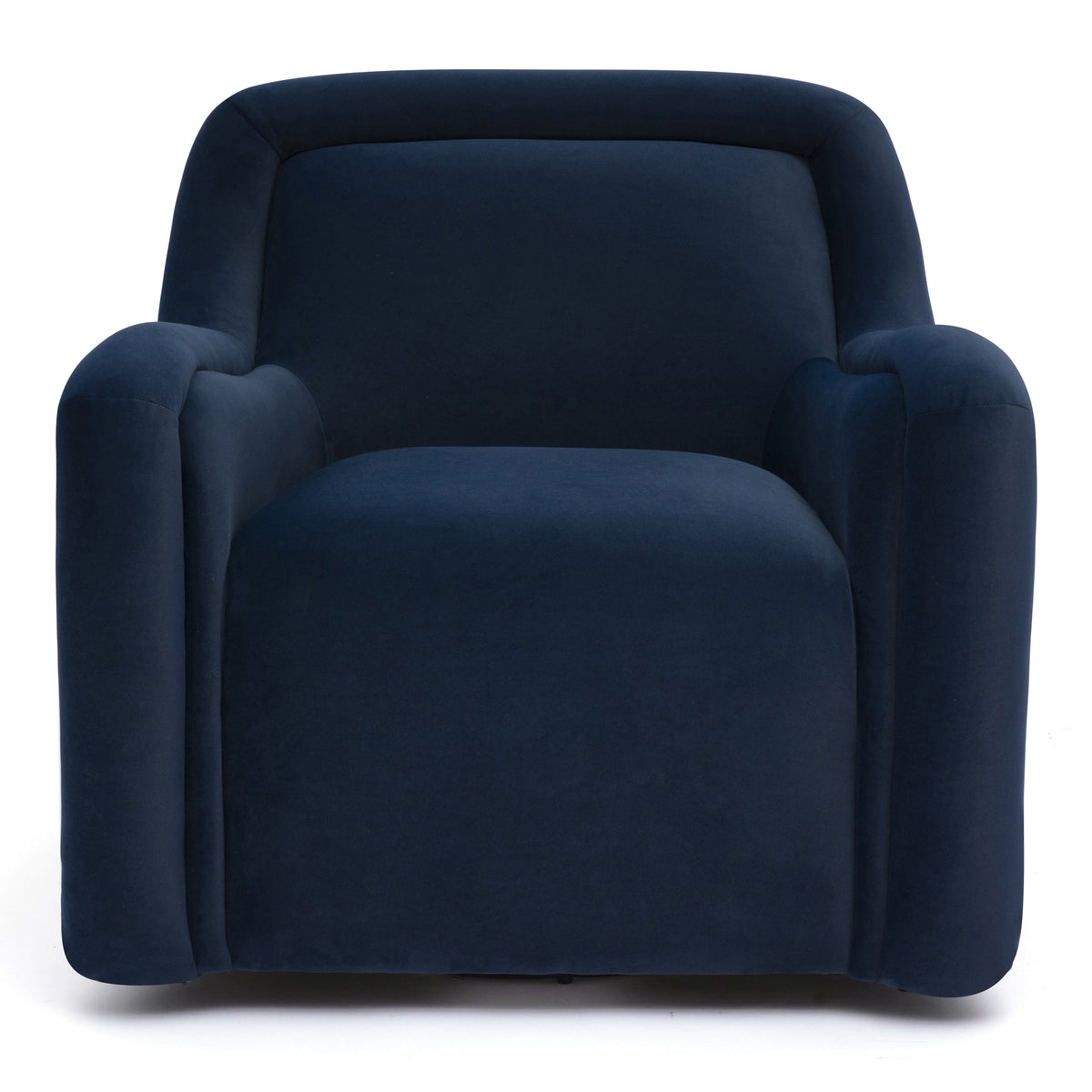 TOV Furniture Charli Dark Blue Performance Swivel Chair