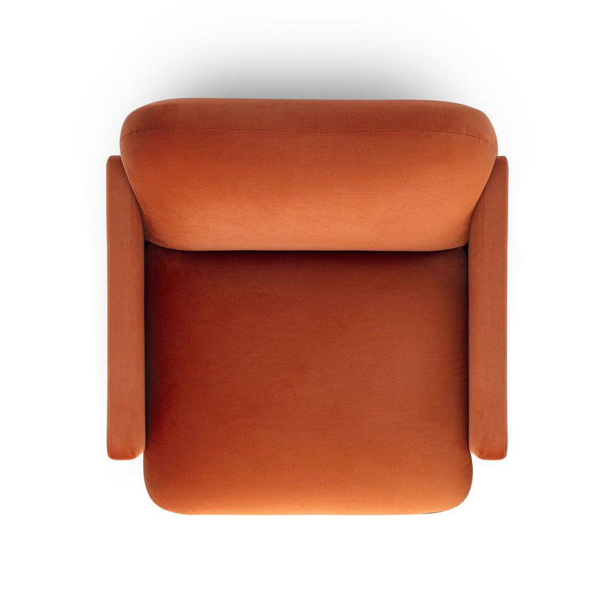 TOV Furniture Azalea Orange Performance Velvet Accent Chair