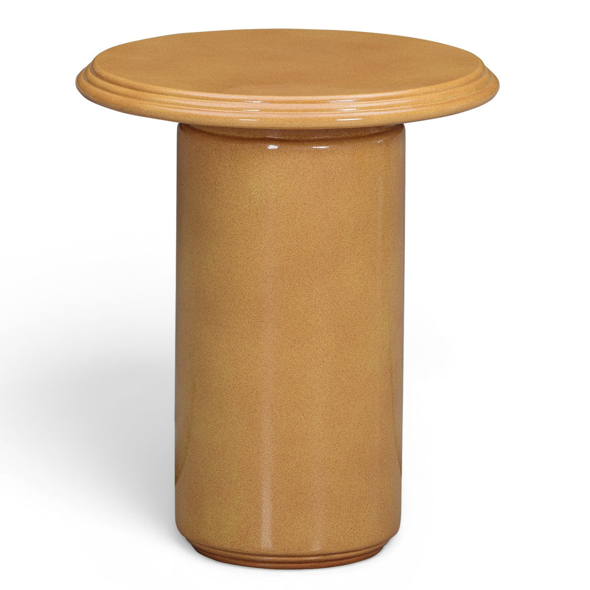 TOV Furniture Tate Turmeric Concrete Indoor/Outdoor Side Table