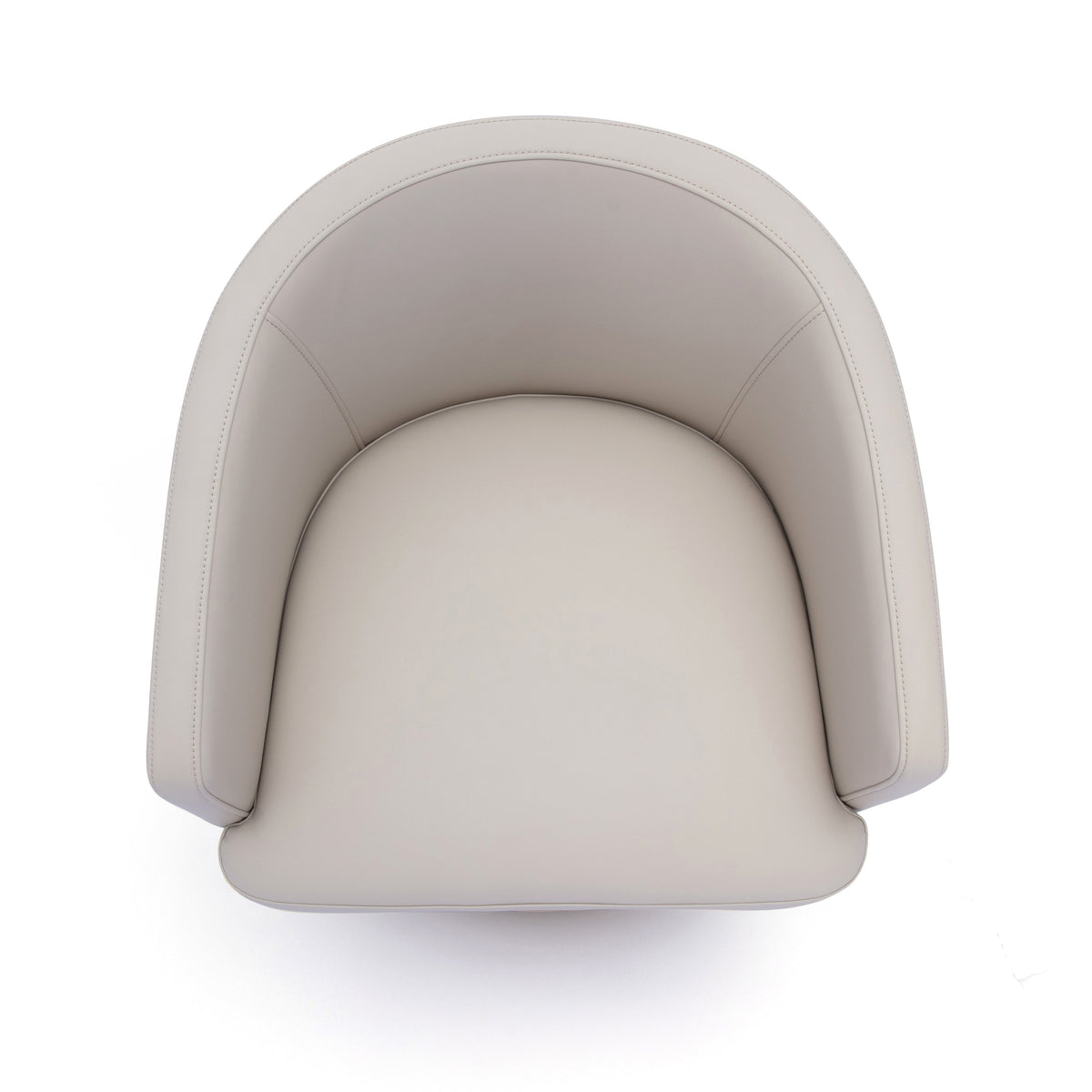 TOV Furniture Kristen Beige Rolling Desk Chair