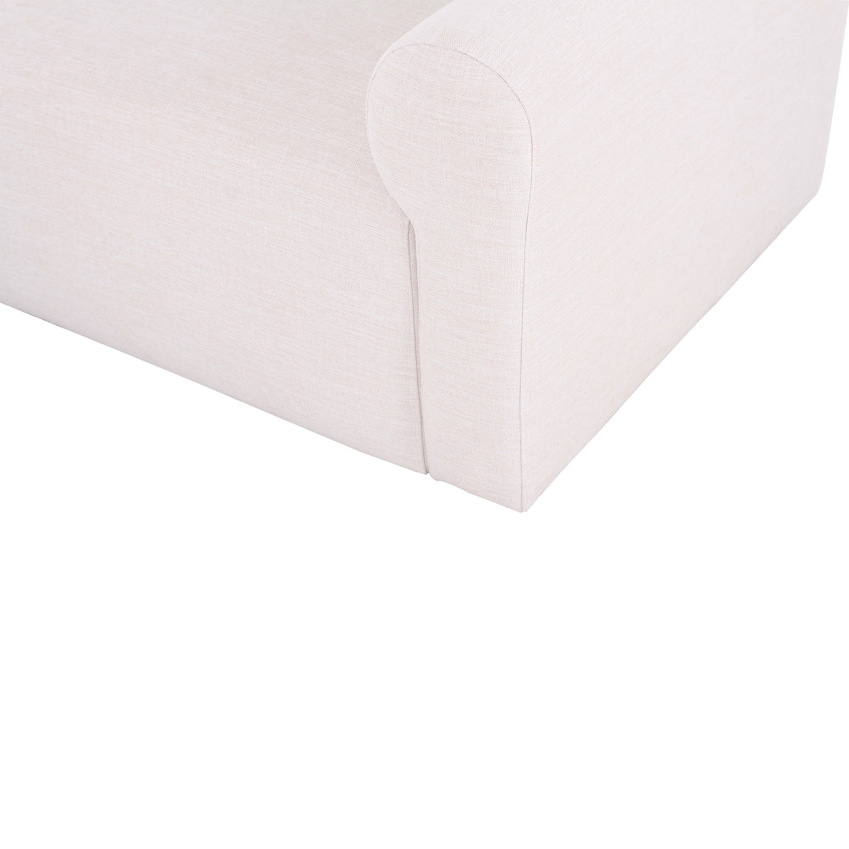 TOV Furniture Gorge Cream 81in Modular Loveseat
