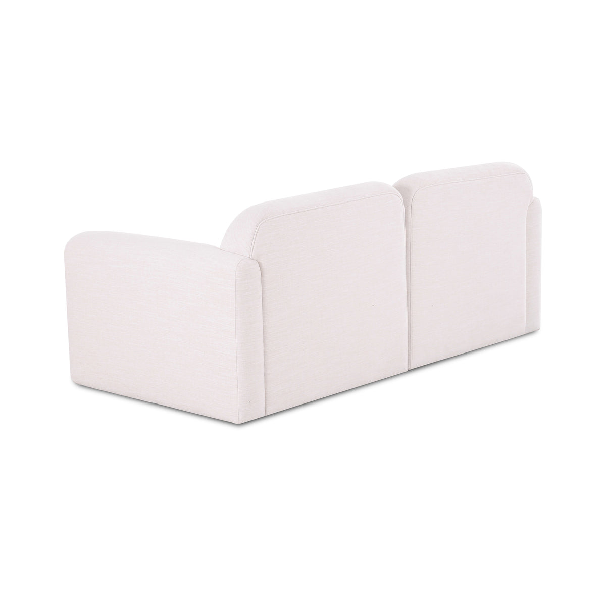 TOV Furniture Gorge Cream 81in Modular Loveseat