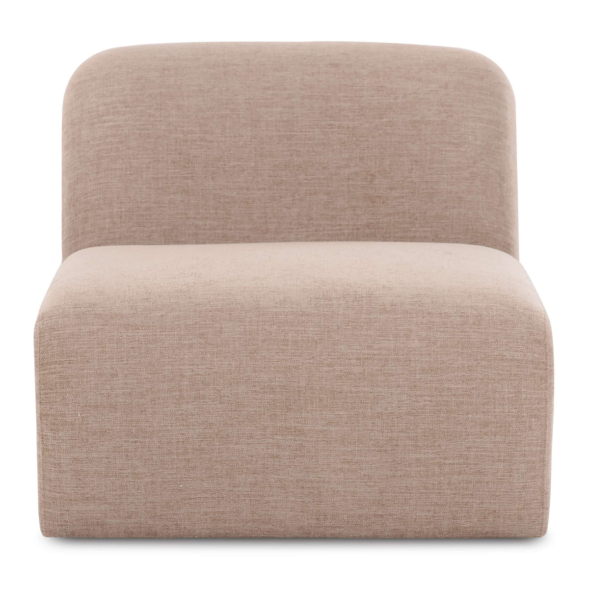 TOV Furniture Gorge Tan Modular Armless Chair