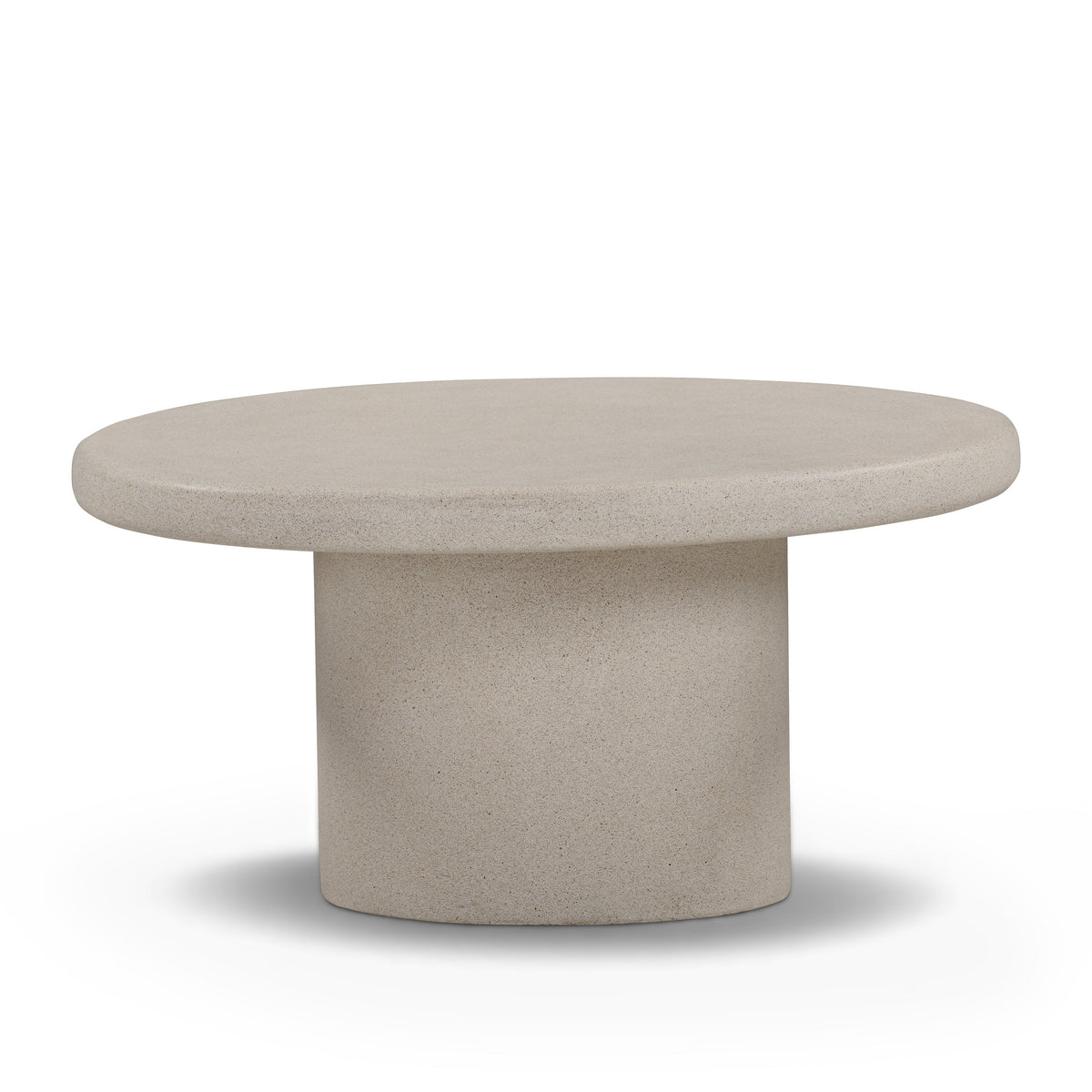 TOV Furniture Jade Cream Concrete Indoor/Outdoor Nesting Coffee Table Set