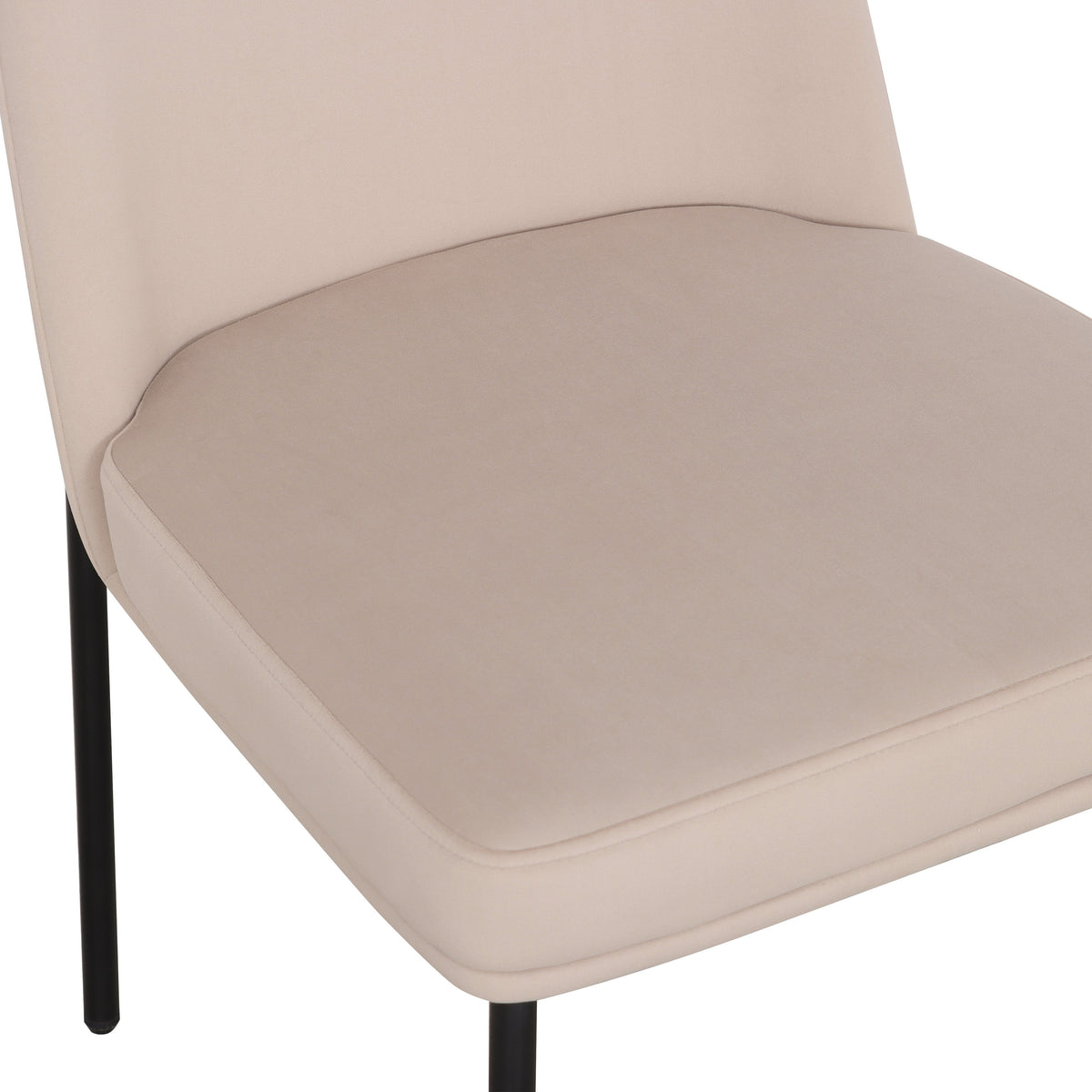 TOV Furniture Sydney Taupe Performance Velvet Dining Chair Set of 2