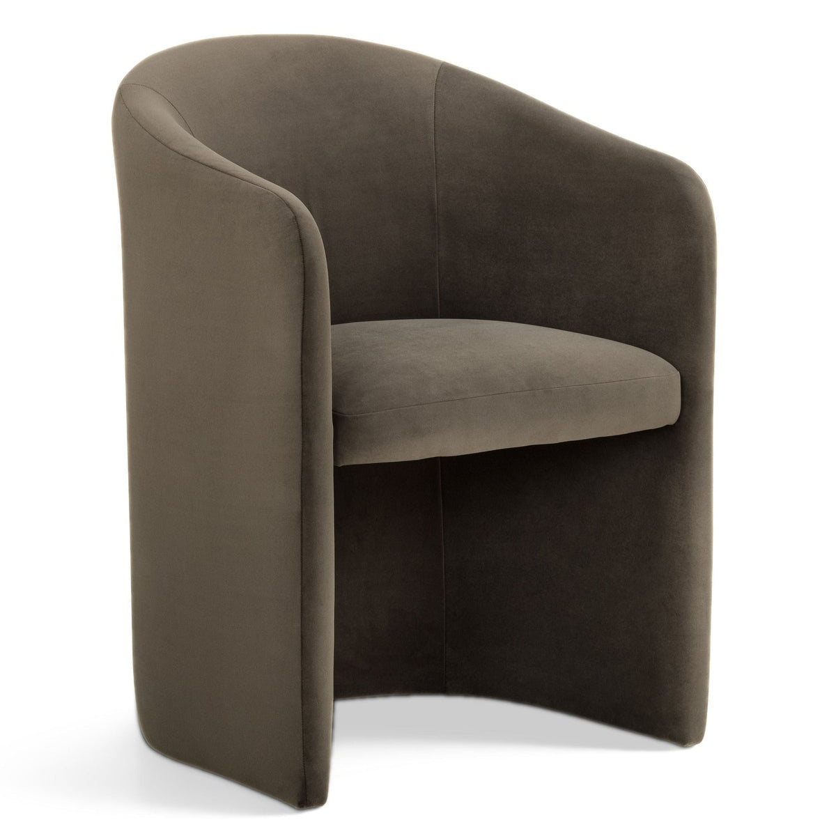 TOV Furniture Seraphina Chocolate Performance Velvet Dining Chair