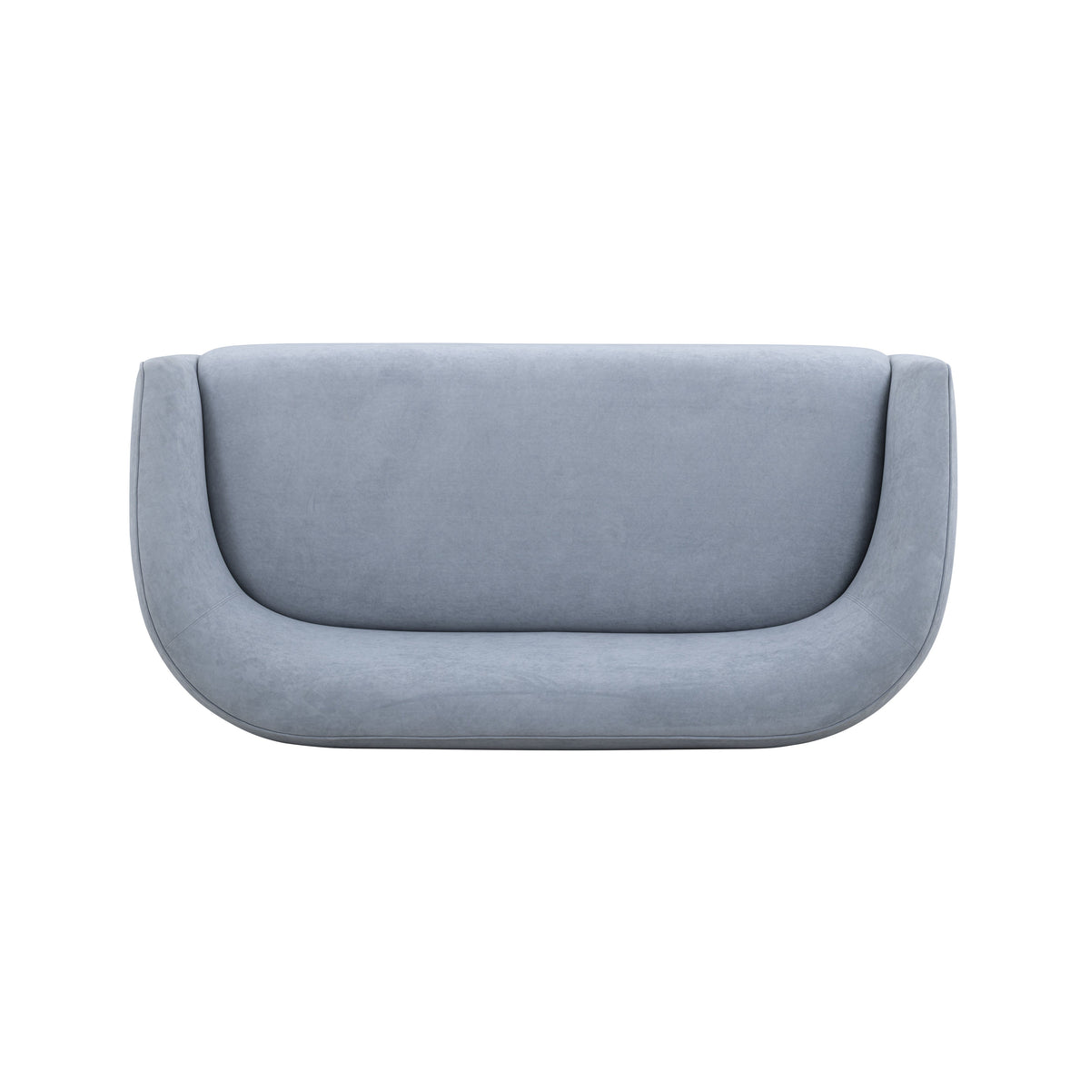 TOV Furniture Jordan Blue Textured Performance Velvet Loveseat