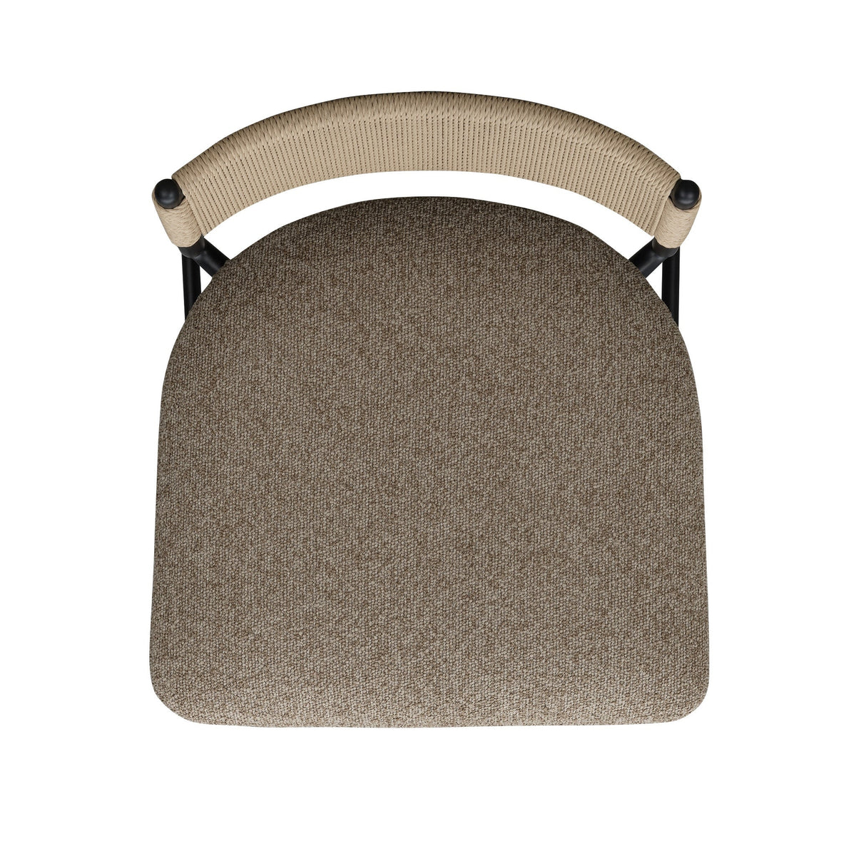 TOV Furniture Celine Brown Boucle Counter Stool