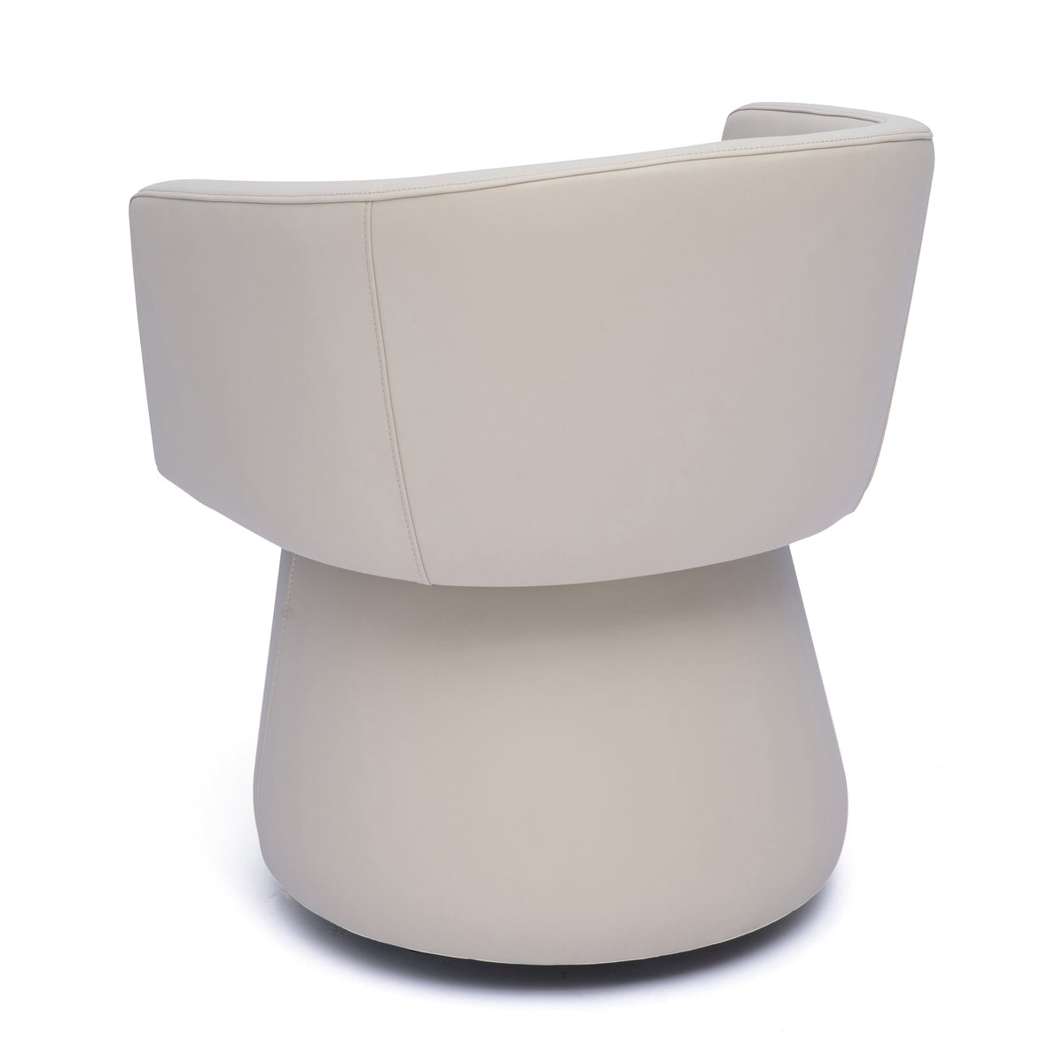 TOV Furniture Kristen Beige Rolling Desk Chair