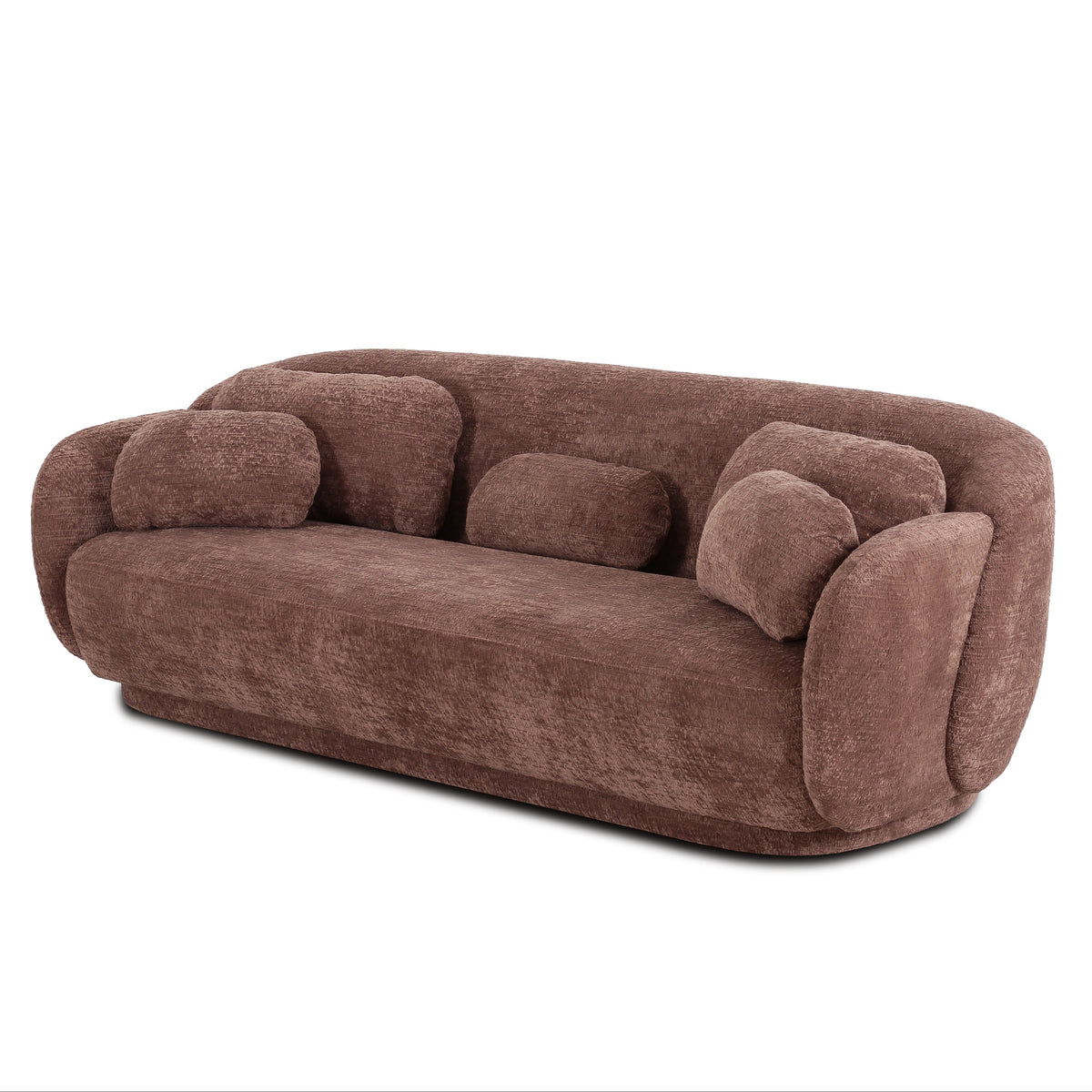 TOV Furniture Misty Chocolate Brown 90in Sofa