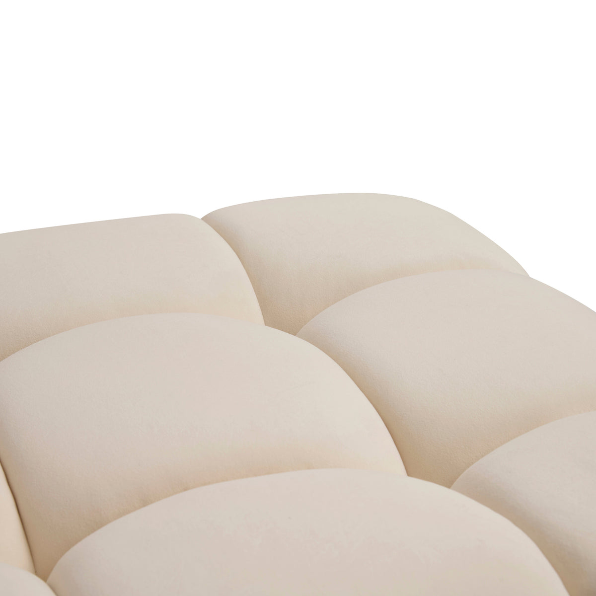 TOV Furniture Calliope Off White Performance Modular Ottoman