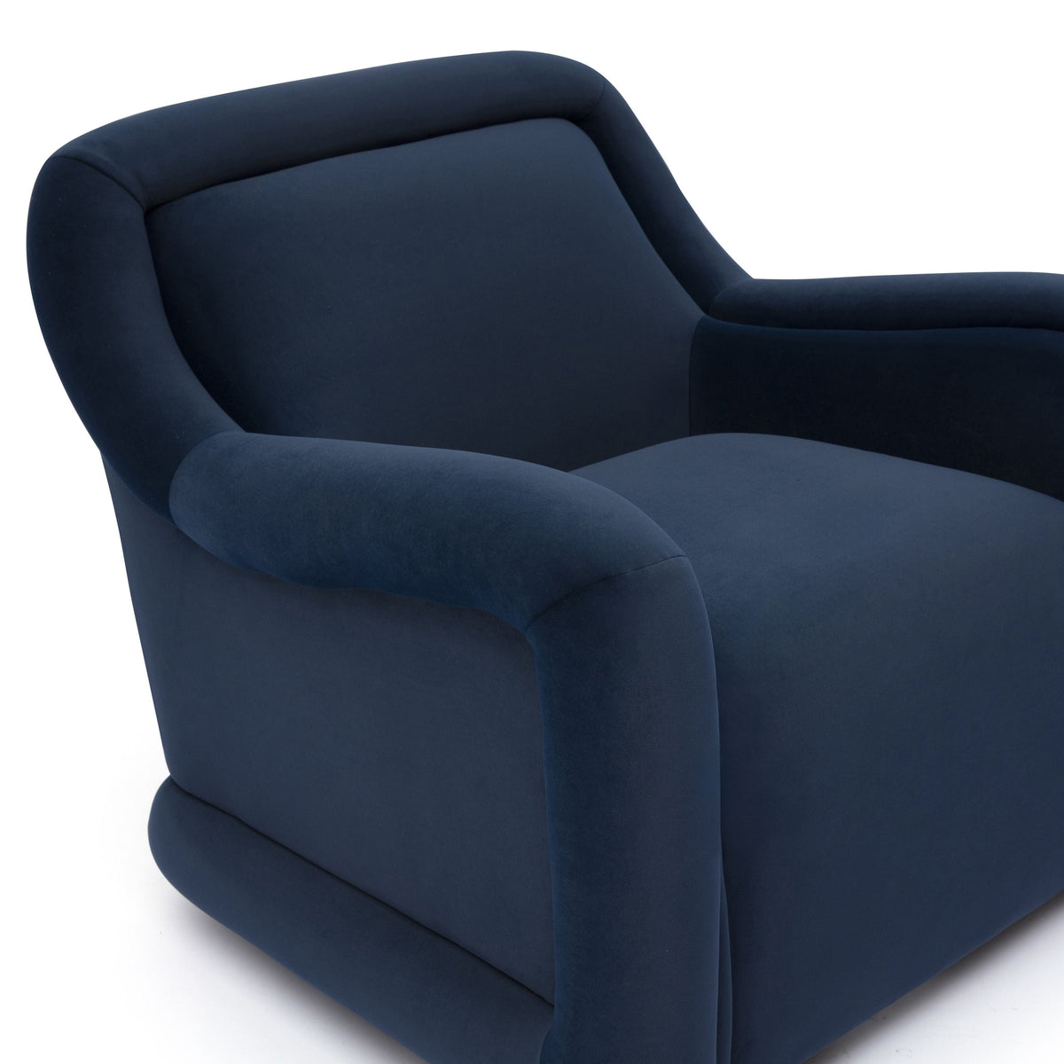 TOV Furniture Charli Dark Blue Performance Swivel Chair