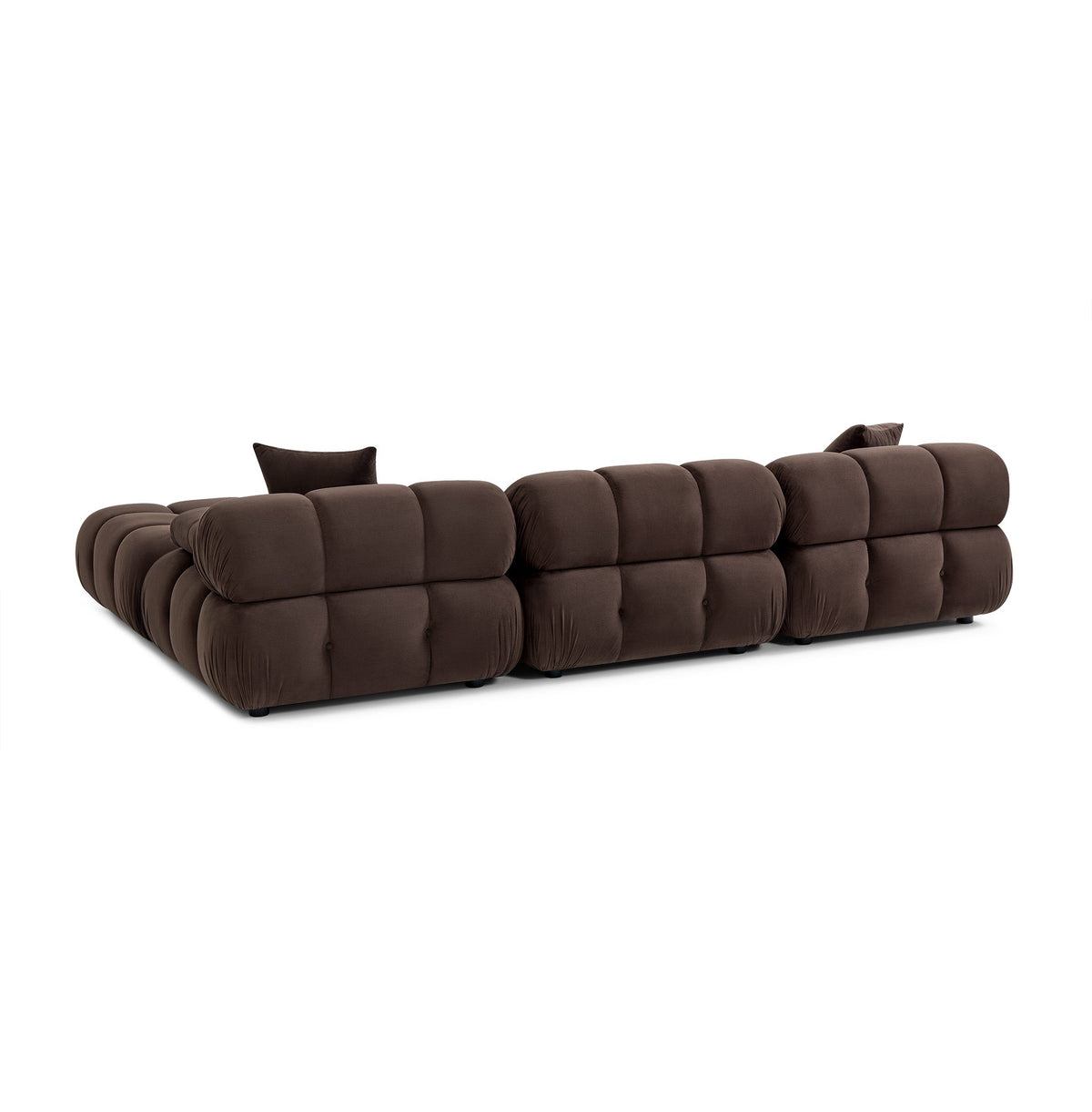 TOV Furniture Calliope Dark Brown Performance 4-Piece Modular Sectional