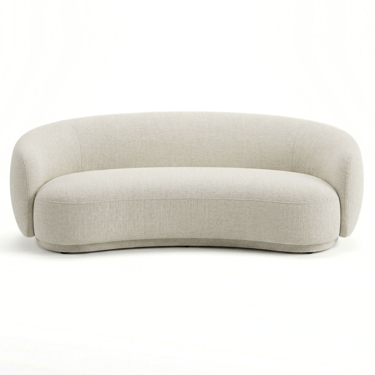 TOV Furniture Kendall Off White 89in Sofa in off-white chenille, primary product view