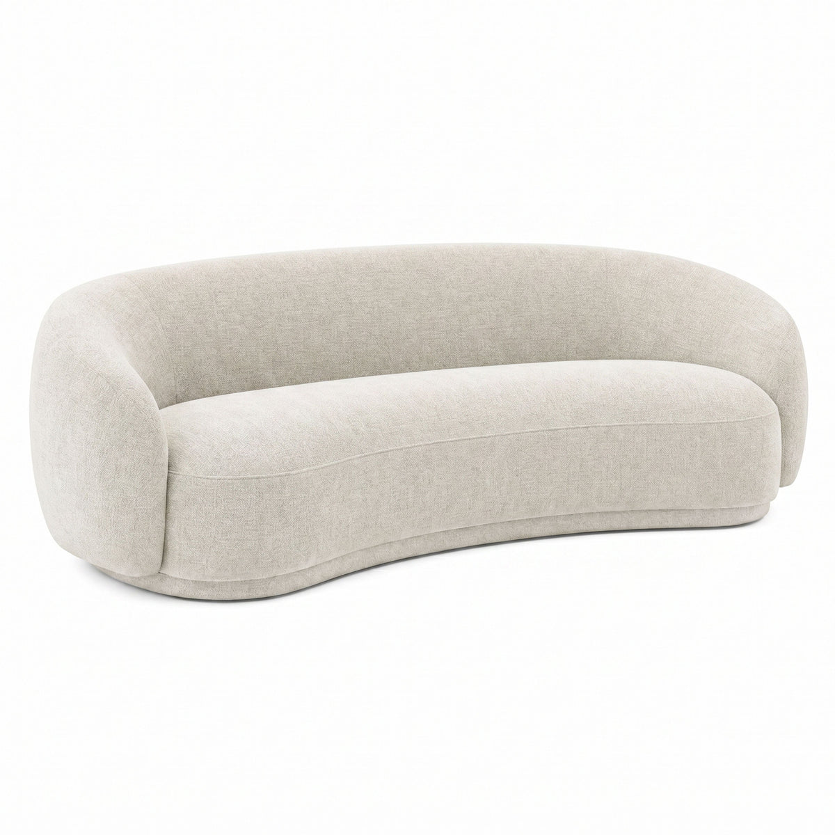 TOV Furniture Kendall Sand 89in Sofa in sand chenille, primary product view