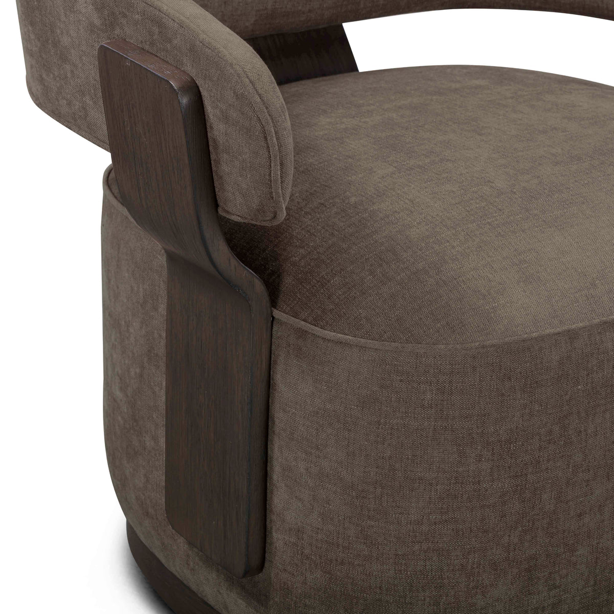 TOV Furniture Madison Mink Performance Swivel Chair
