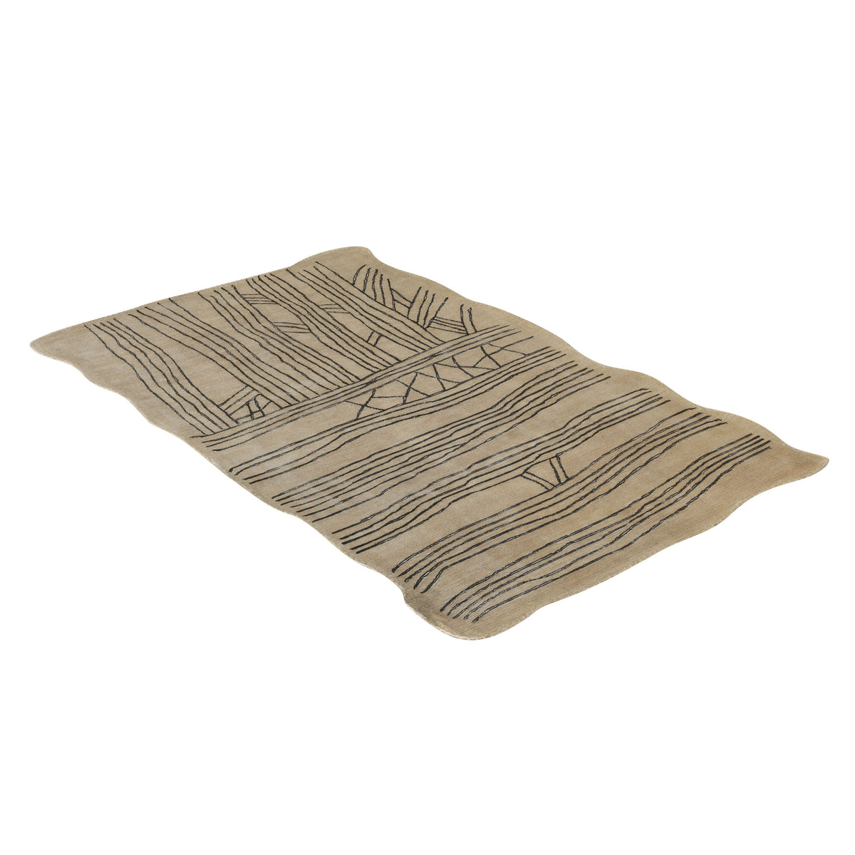 TOV Furniture Daphne Natural Hand Tufted Wool Area Rug